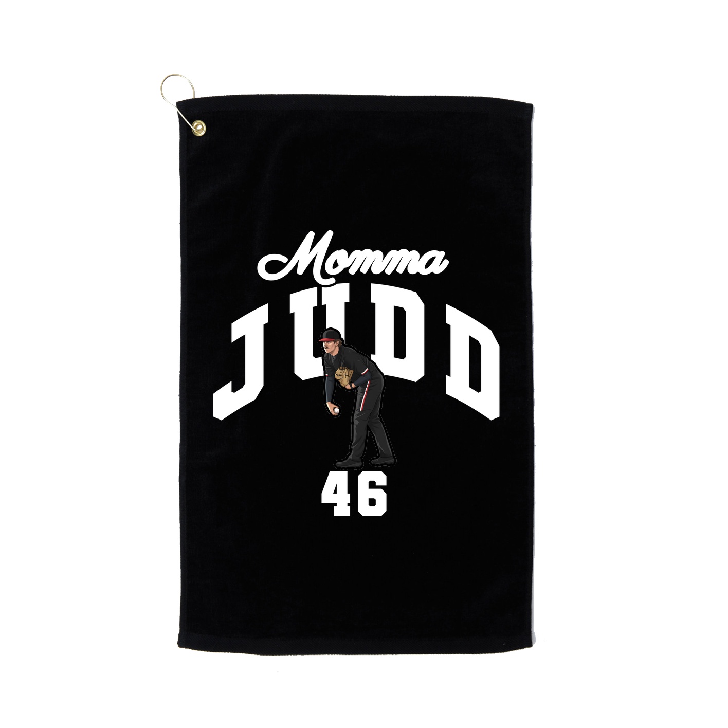 Golf Towel — Mothers Day Arch in Black