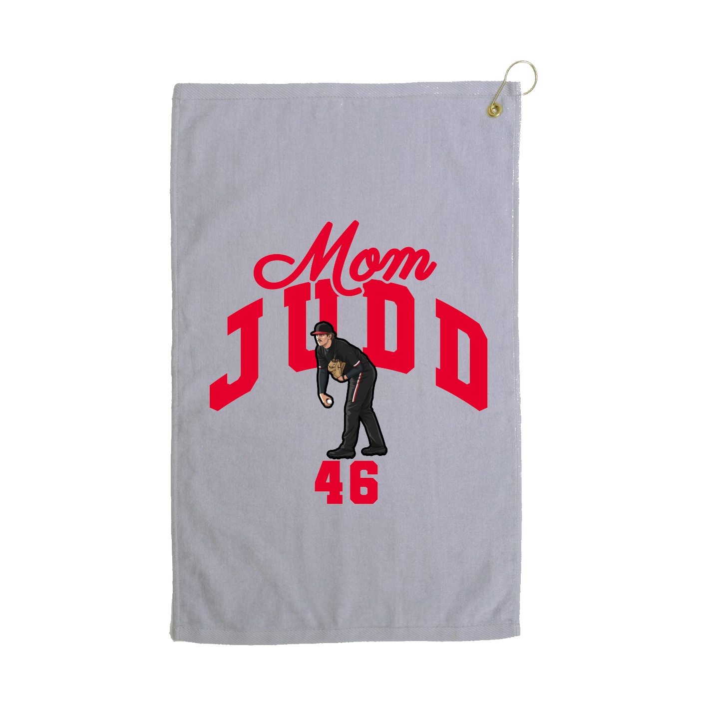 Golf Towel — Mothers Day Arch in Grey