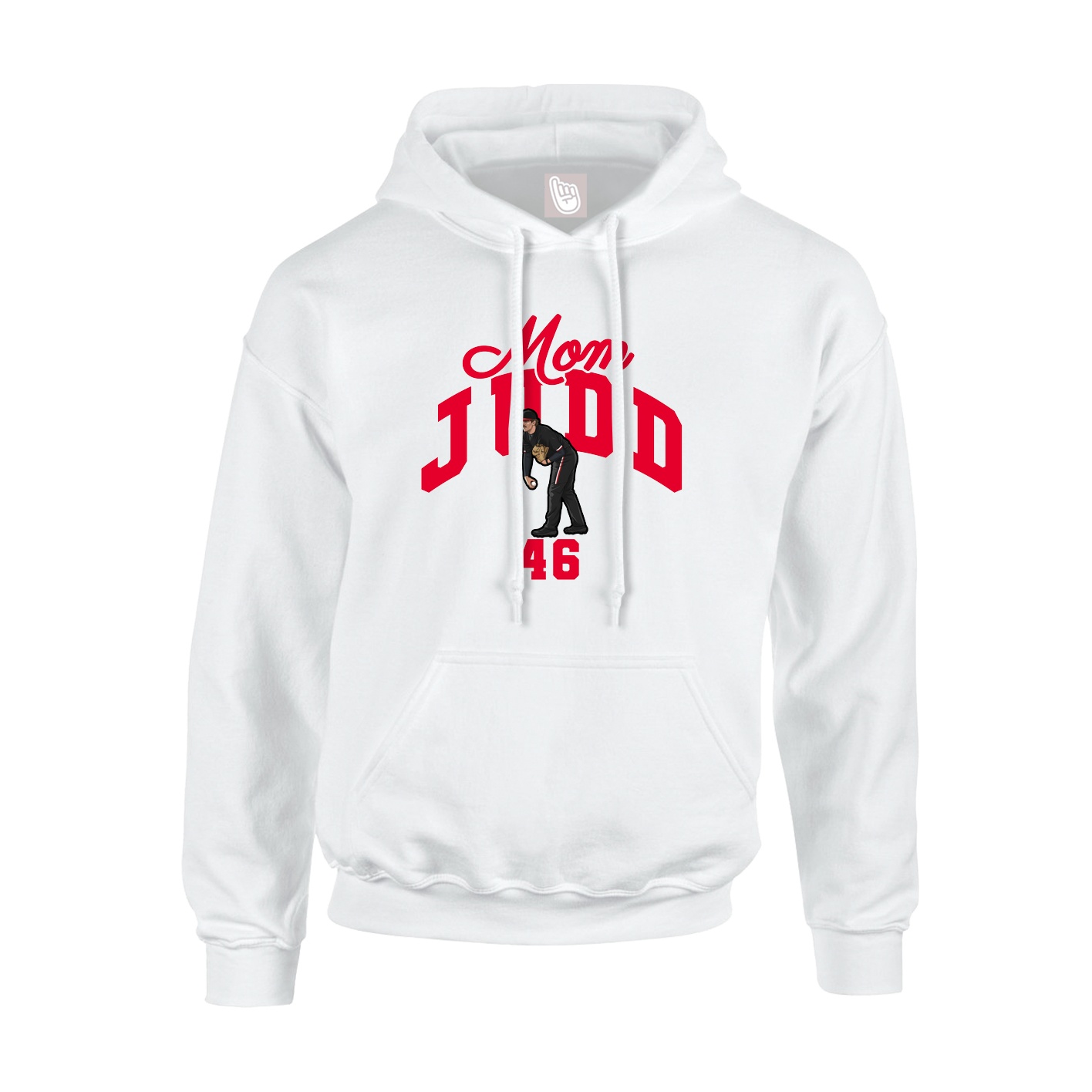 Hoodie — Mothers Day Arch in White