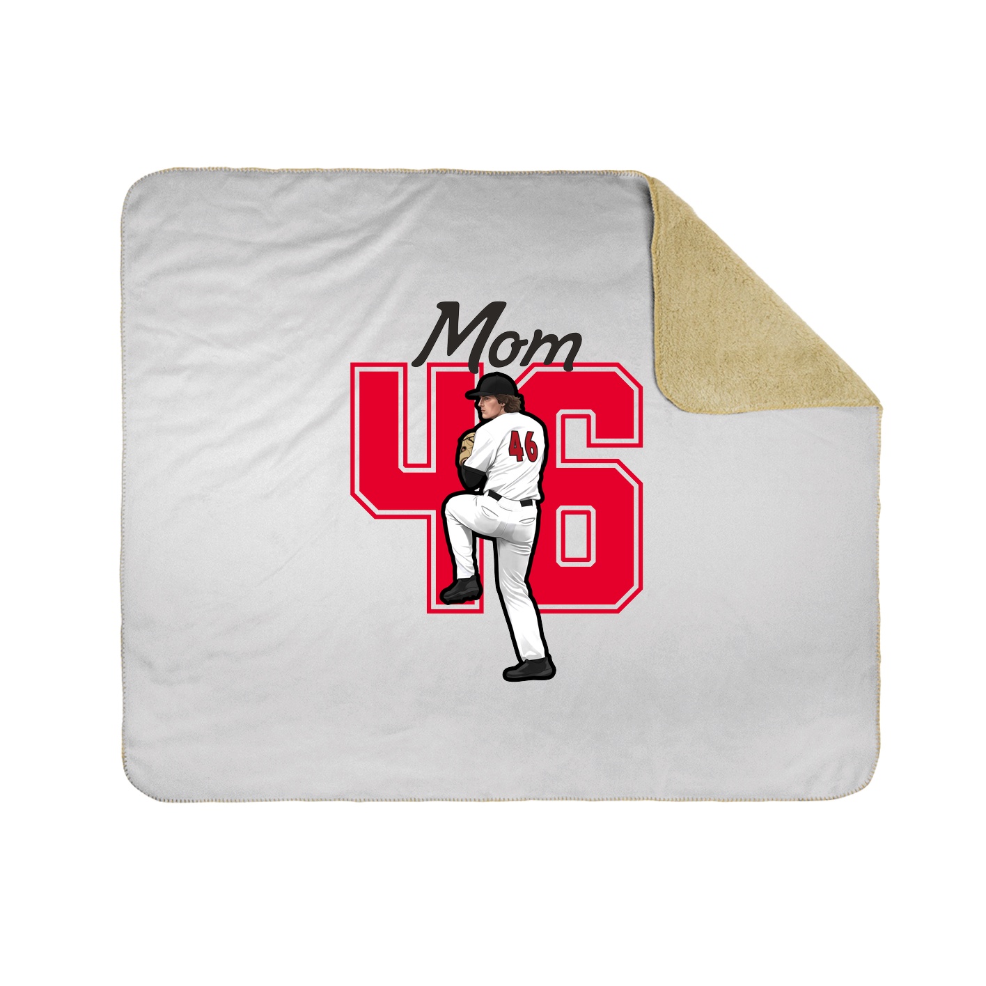Throw Blanket — Mothers Day Shirsey in White
