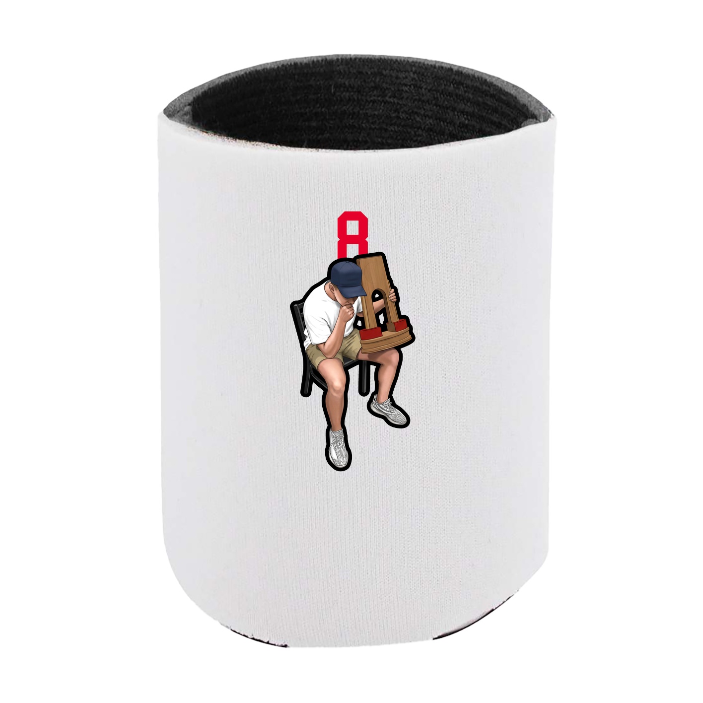 Can Holder — Number Top in White