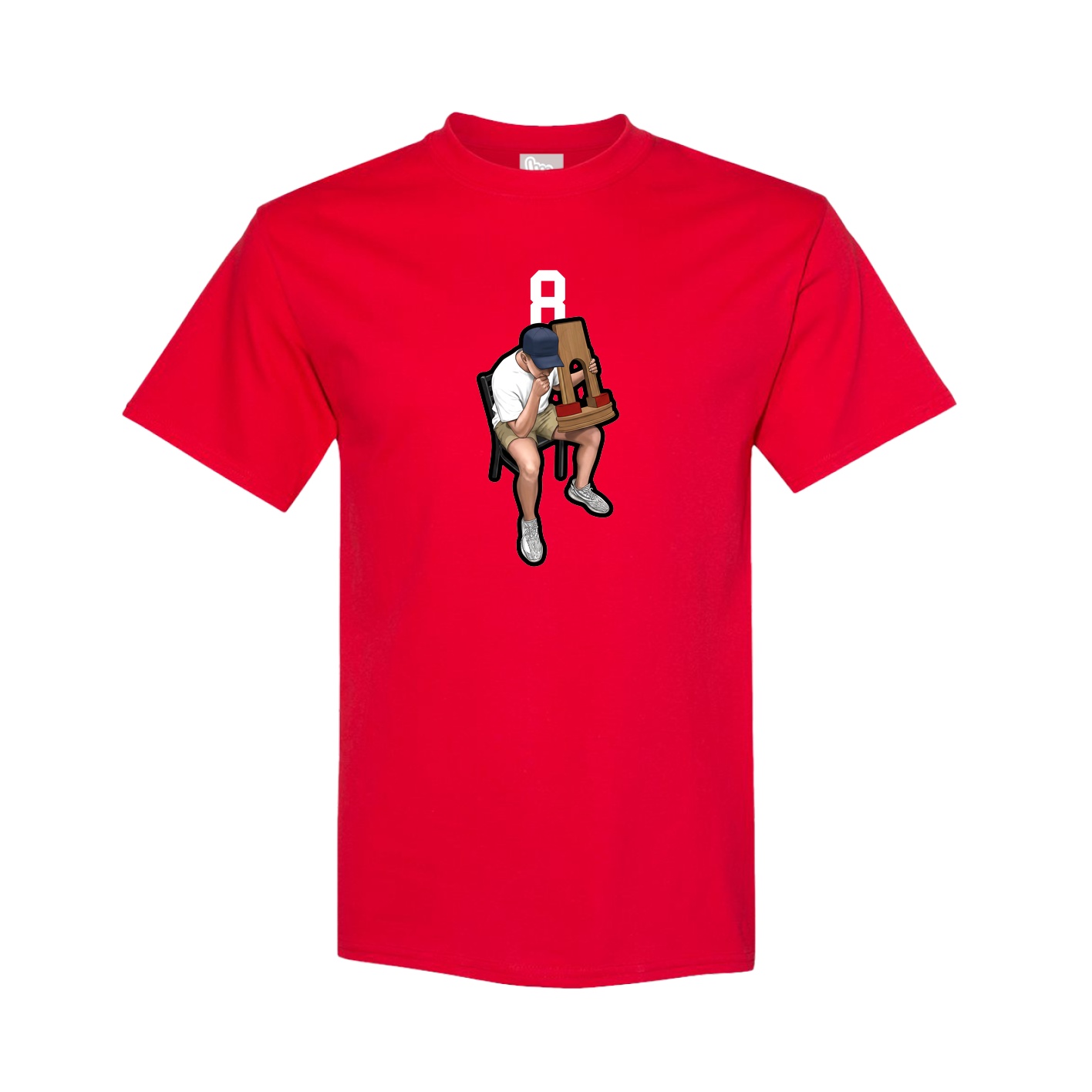 Tee — Number Top in Red