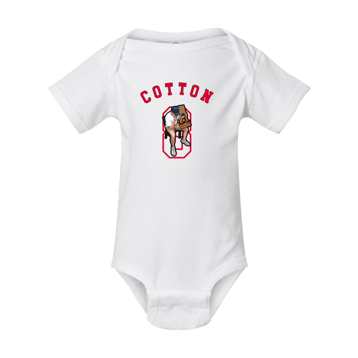 Baby Onesie — Shirsey Arch in White