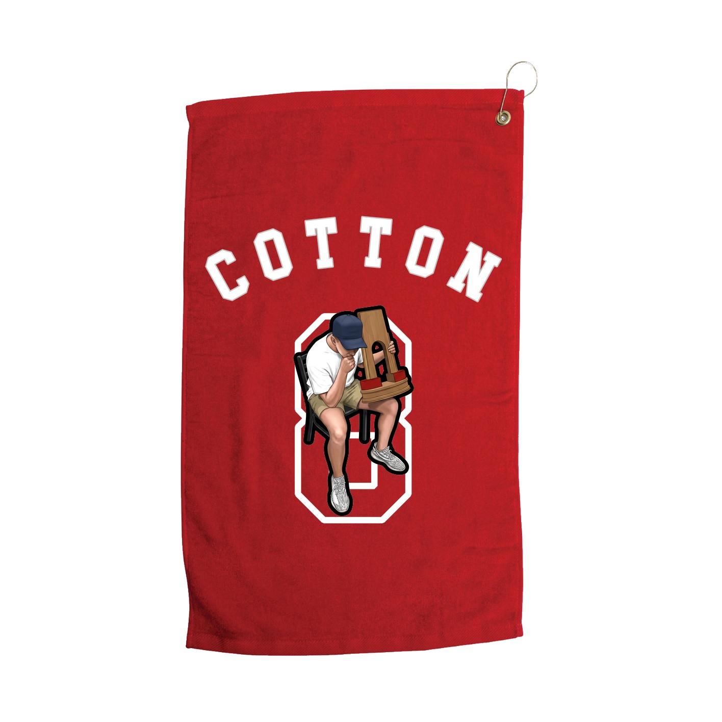 Golf Towel — Shirsey Arch in Red