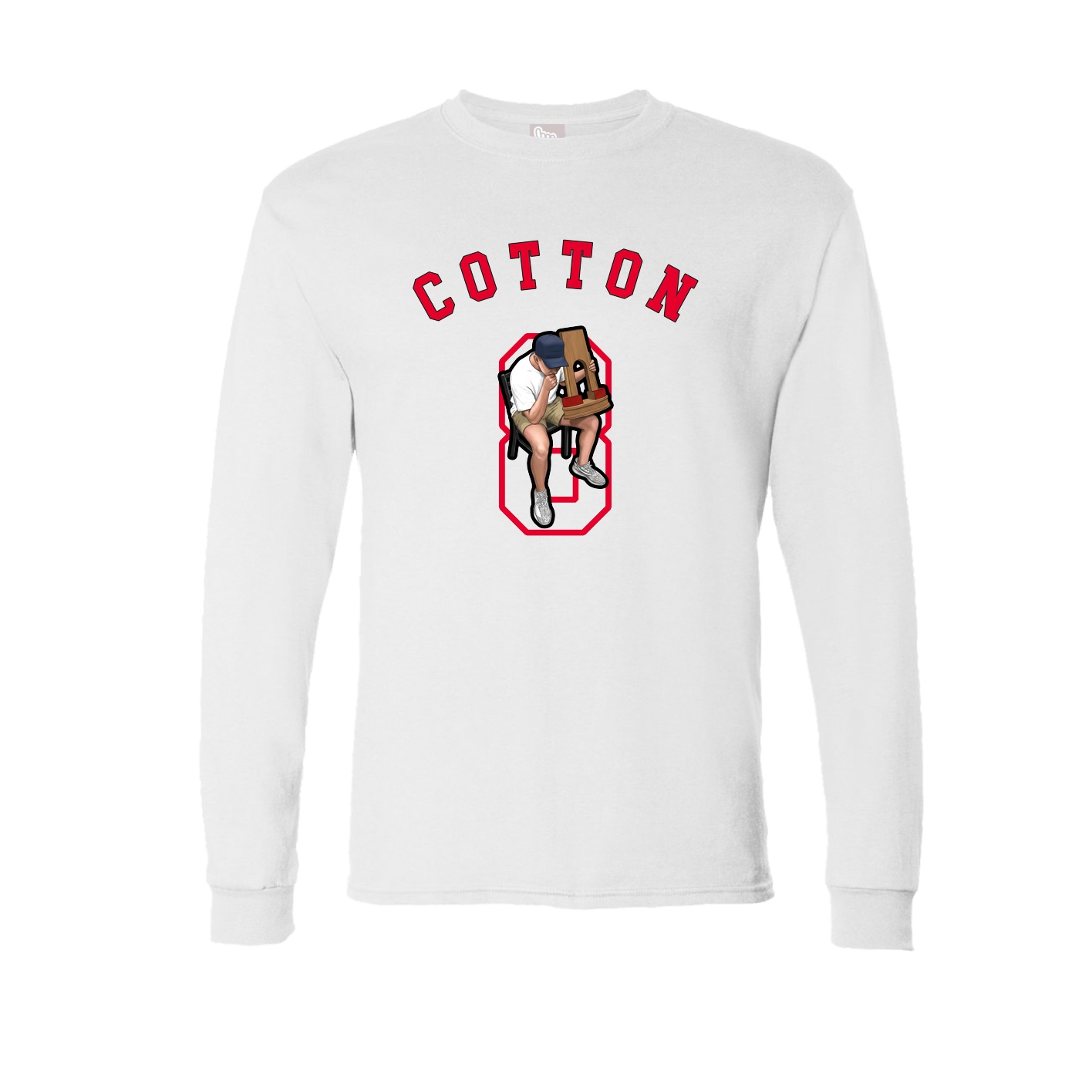 Long Sleeve Tee — Shirsey Arch in White