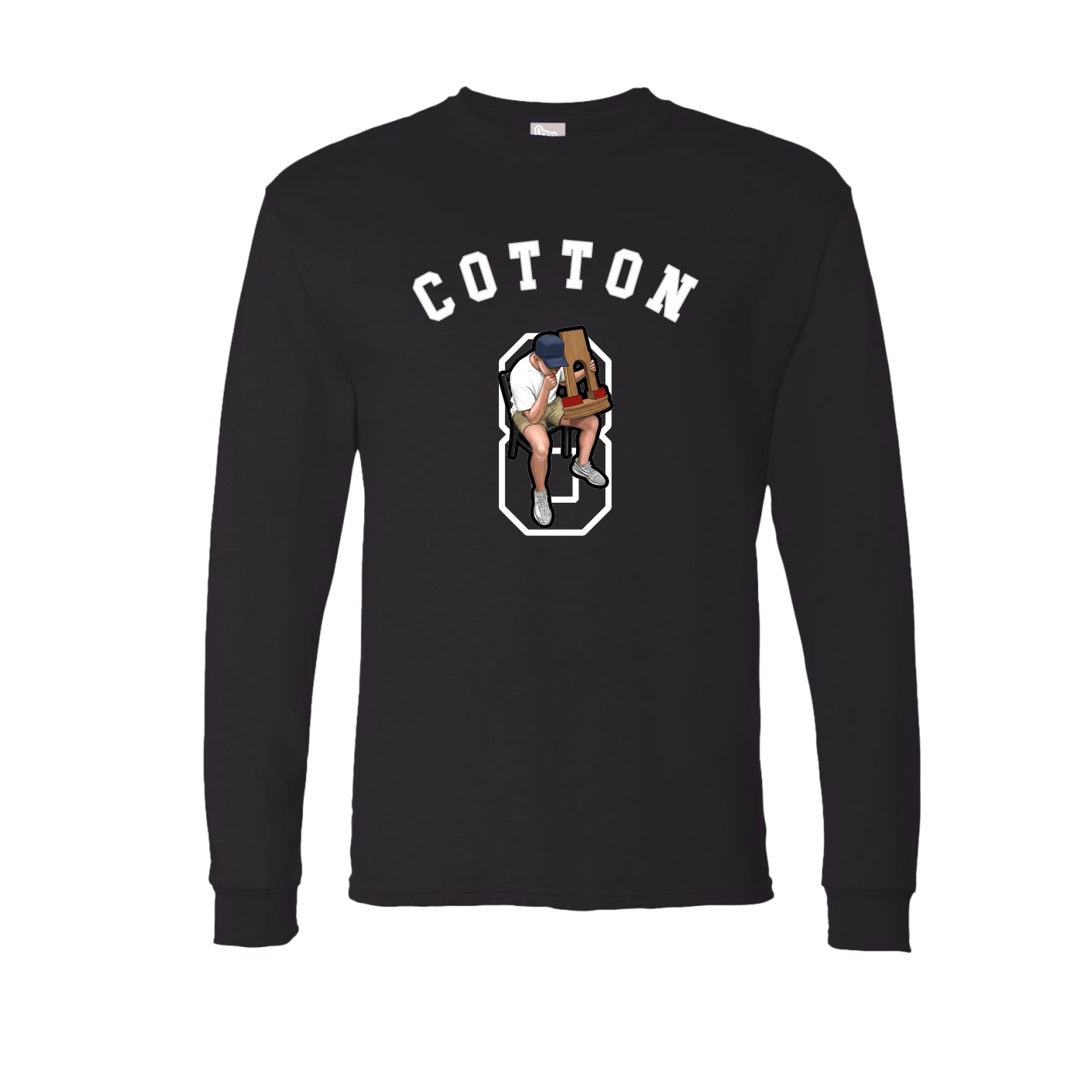 Long Sleeve Tee — Shirsey Arch in Black
