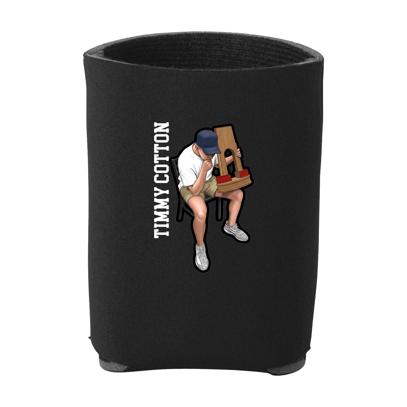 Can Holder — Name Vertical in Black