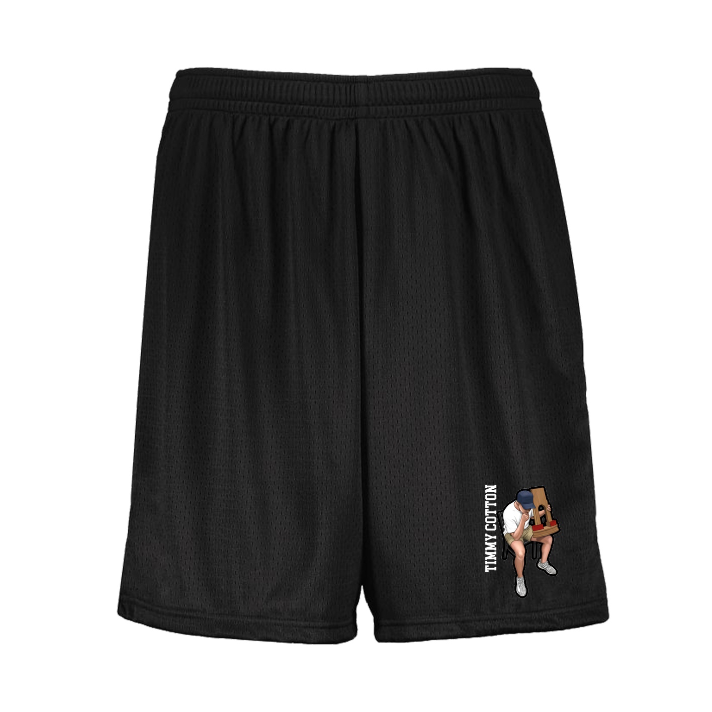 Shorts — Name Vertical in Black