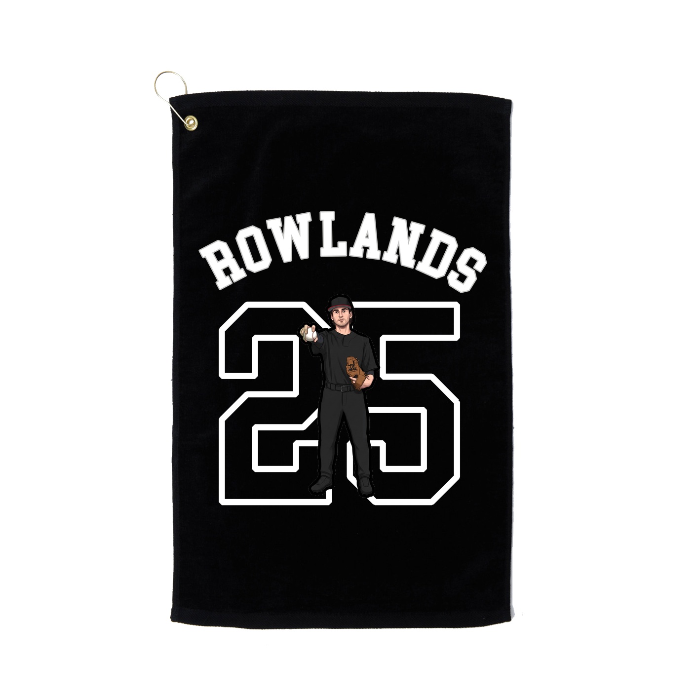 Golf Towel — Shirsey Arch in Black
