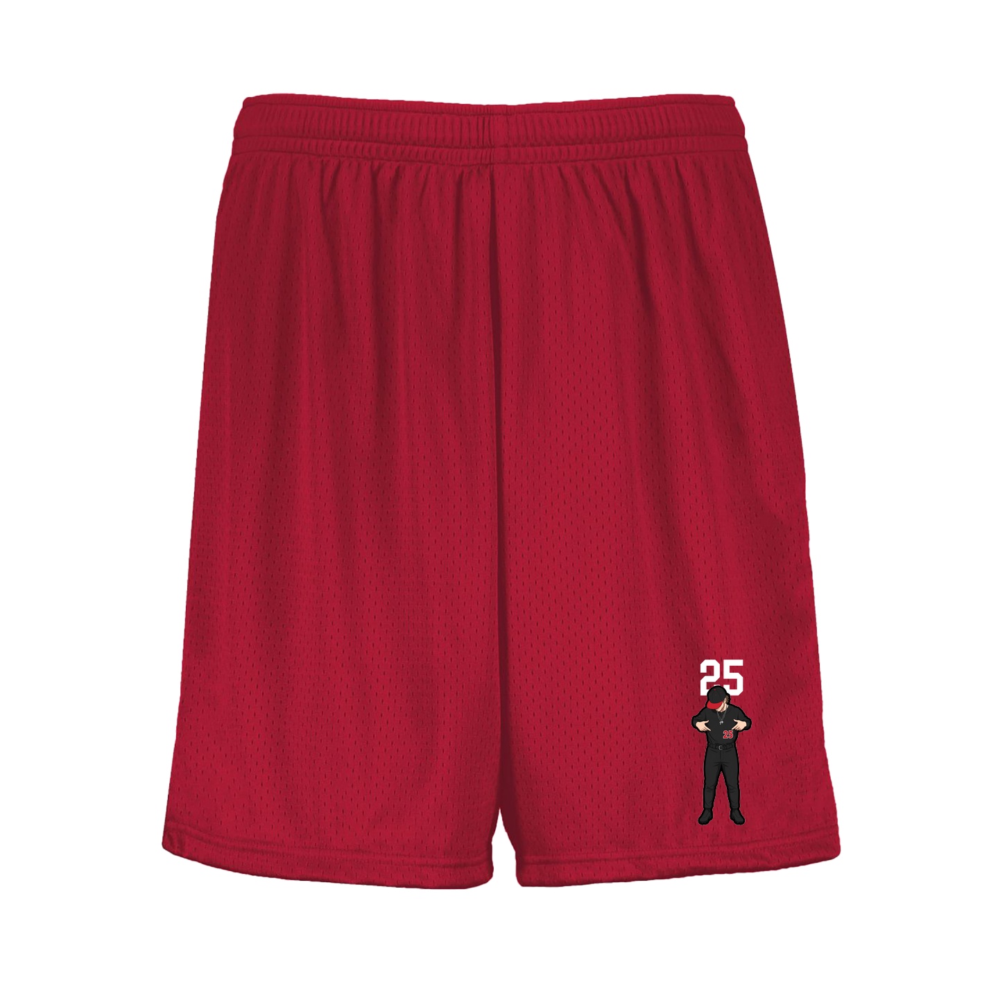 Shorts — Number Top in Red