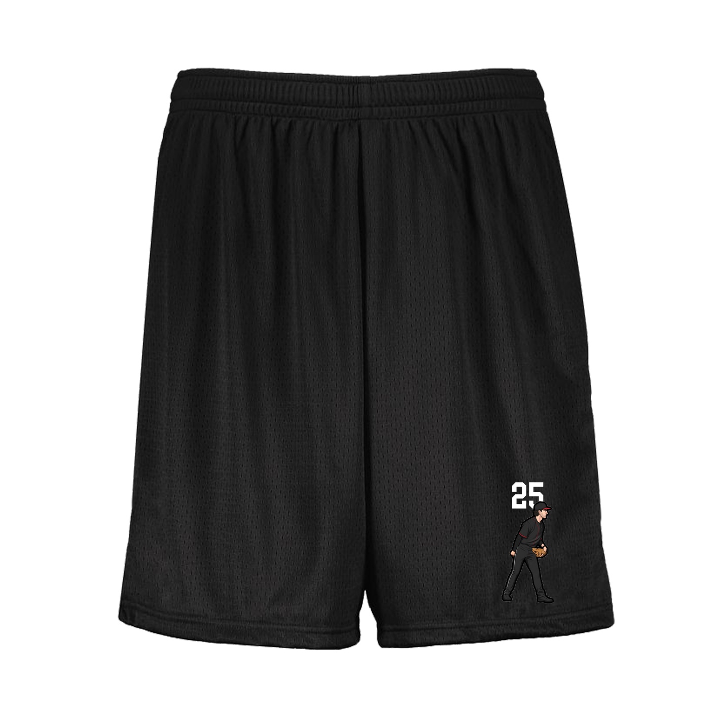 Shorts — Number Top in Black