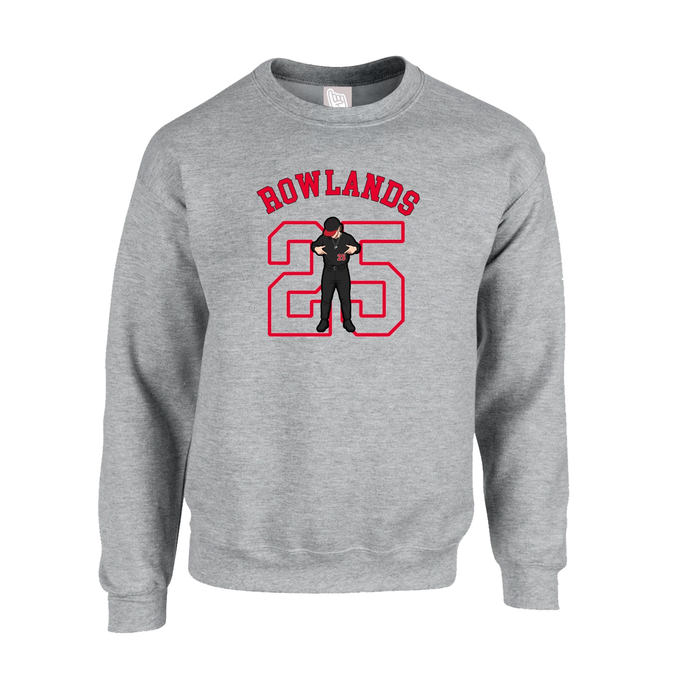 Fleece Crew — Shirsey Arch in Grey
