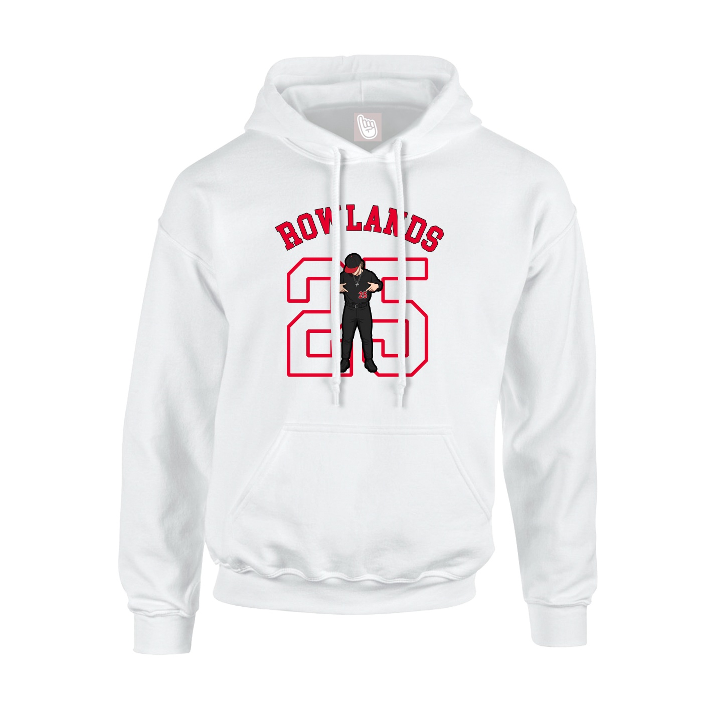 Youth Hoodie — Shirsey Arch in White