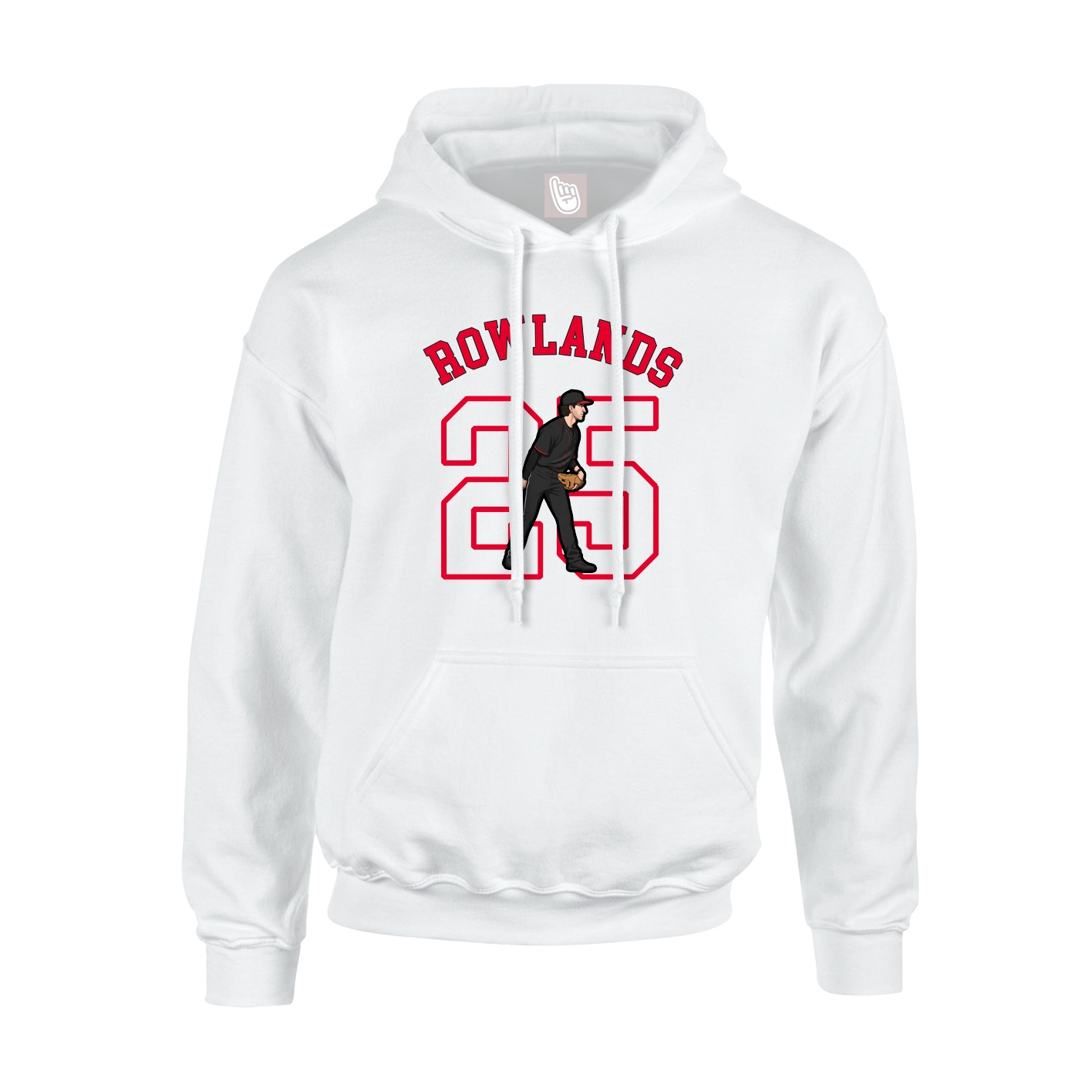 Youth Hoodie — Shirsey Arch in White