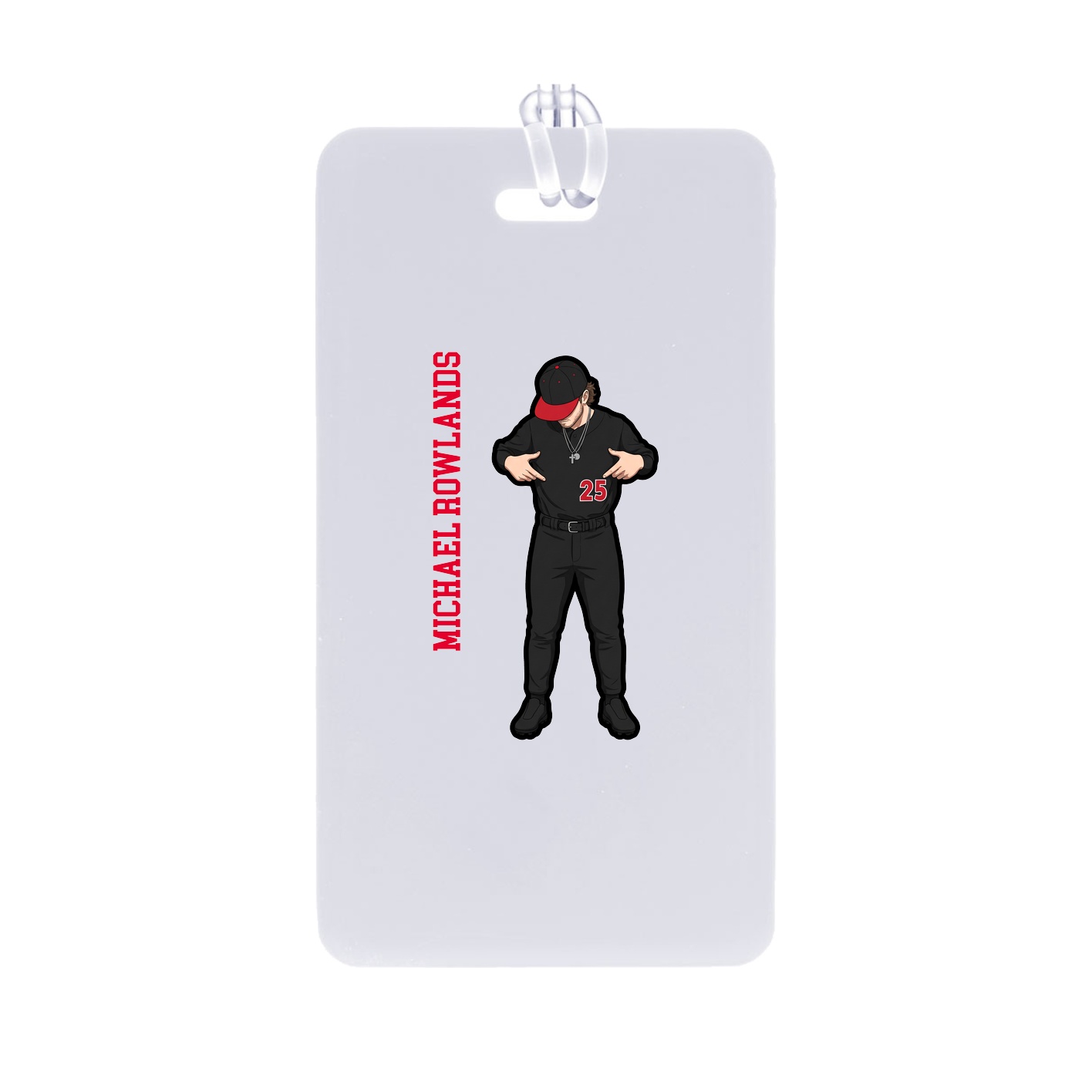 Bag Tag — Name Vertical in Classic