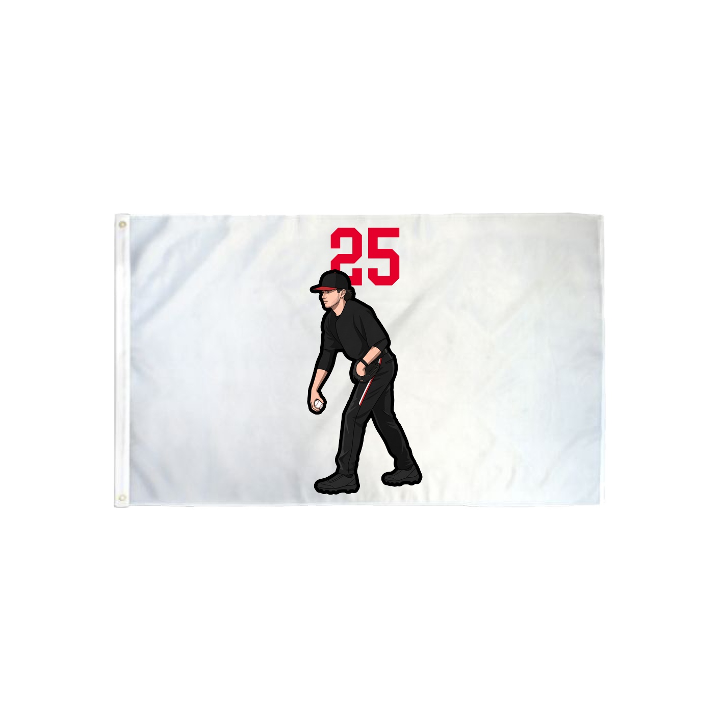 3x5 Flag — Number Top in Classic