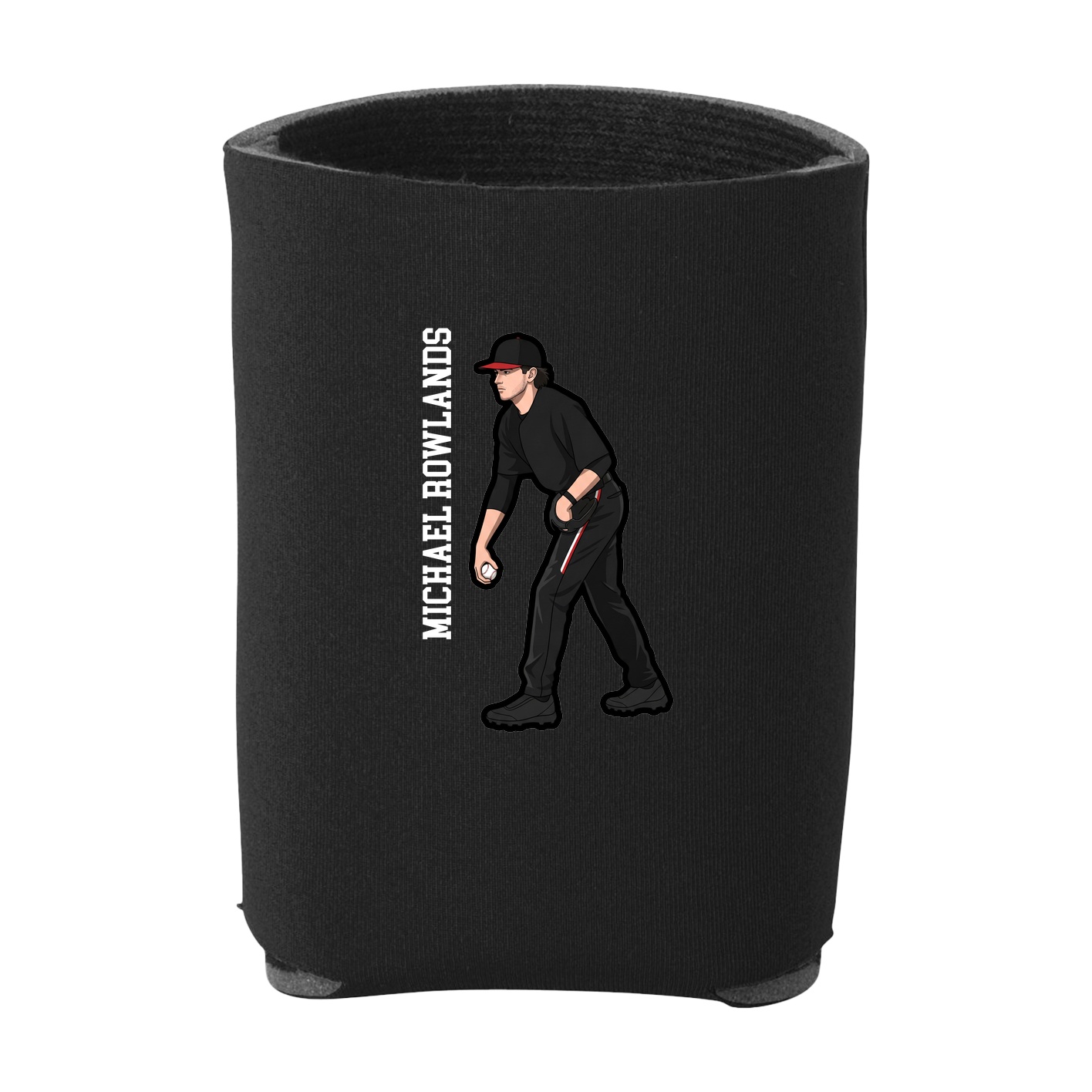 Can Holder — Name Vertical in Black