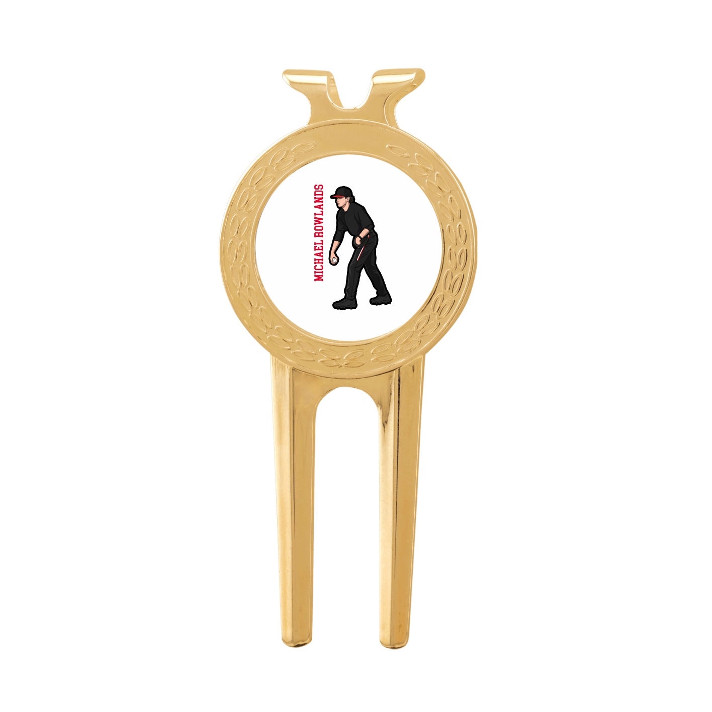 Divot Tool with Ball Marker — Name Vertical in Classic