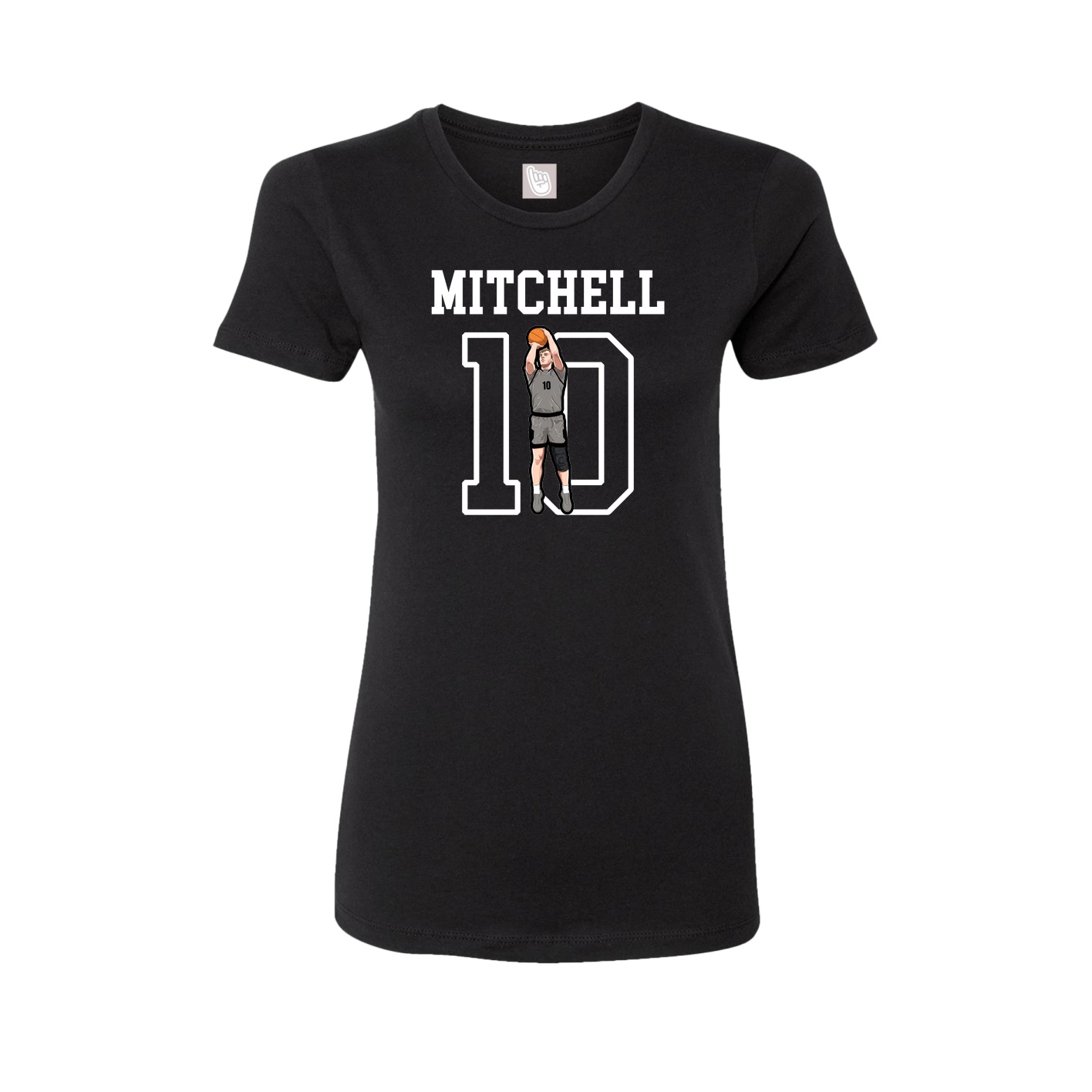 Fitted Women's Tee — Shirsey in Black