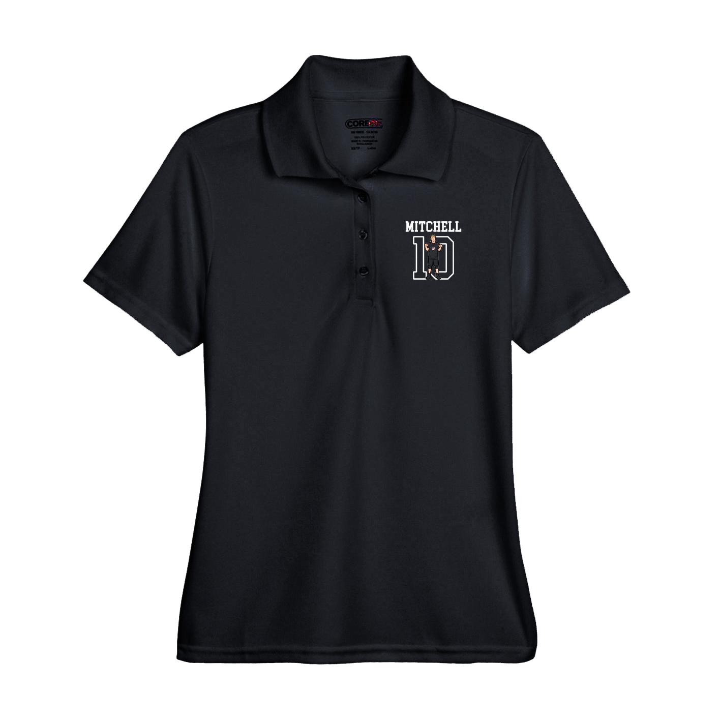 Performance Polo — Shirsey in Black