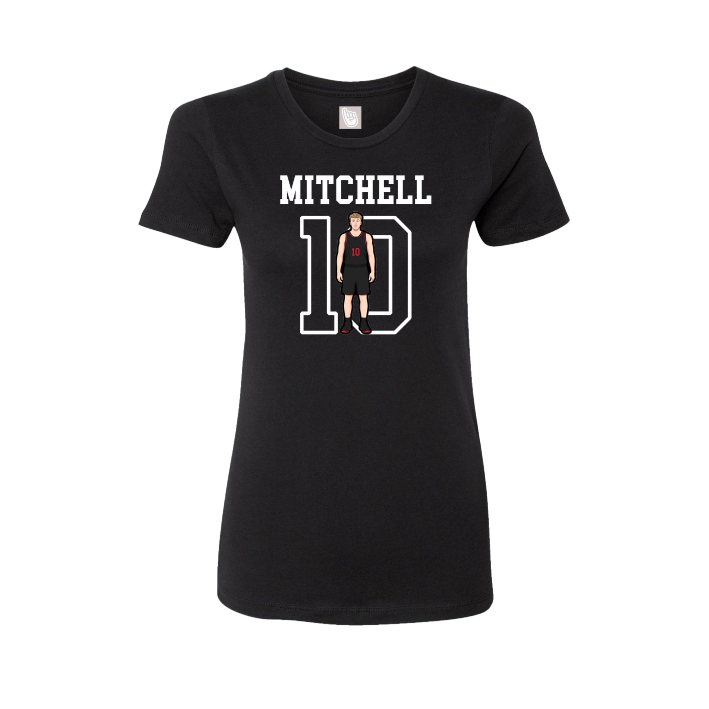 Fitted Women's Tee — Shirsey in Black