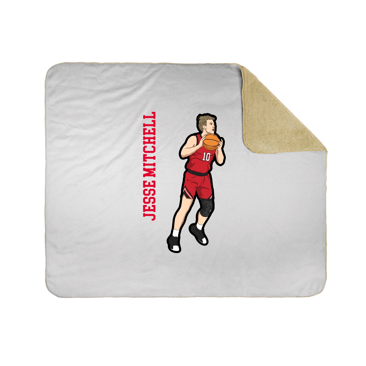 50x60 Sherpa Lined Throw Blanket