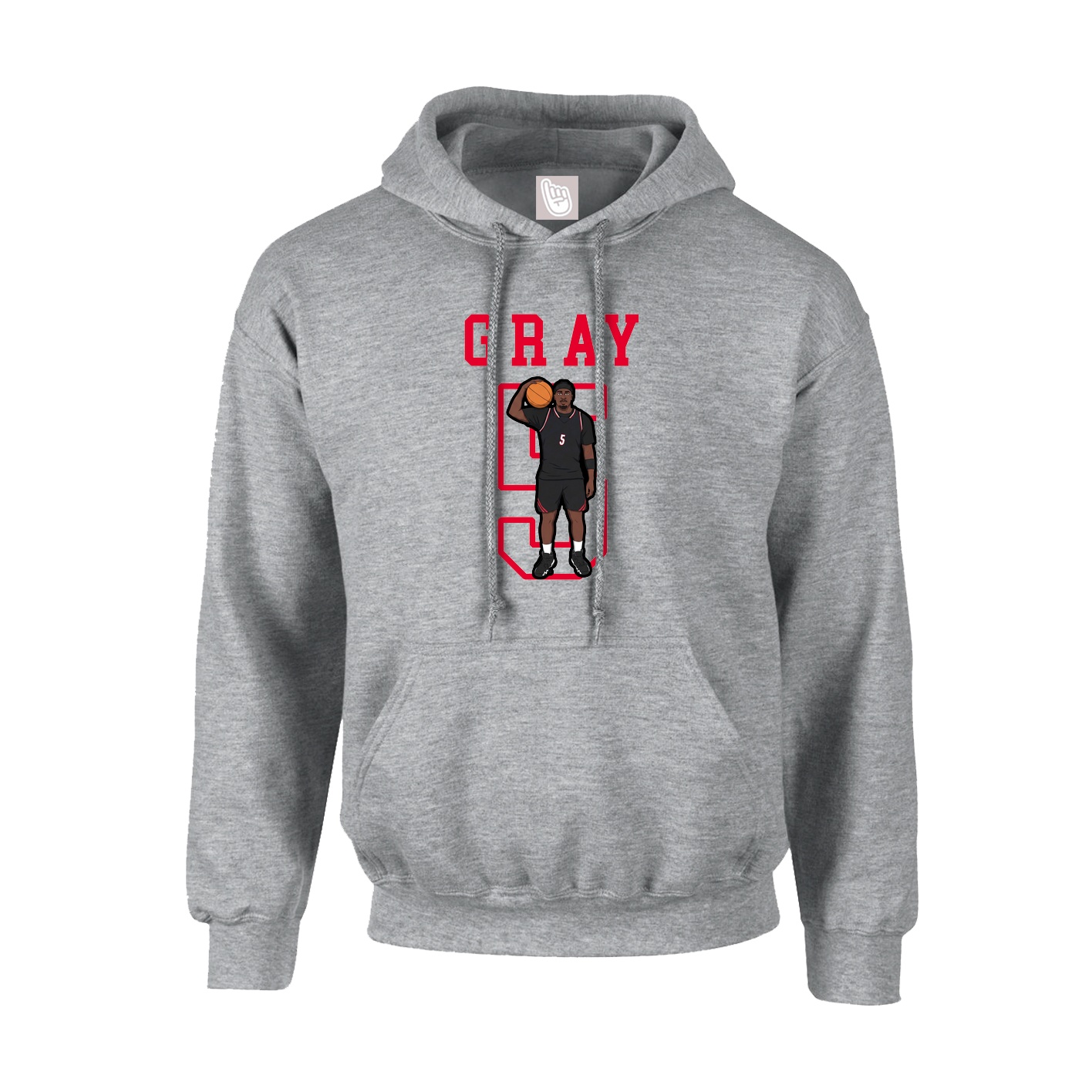 Hoodie — Shirsey in Grey