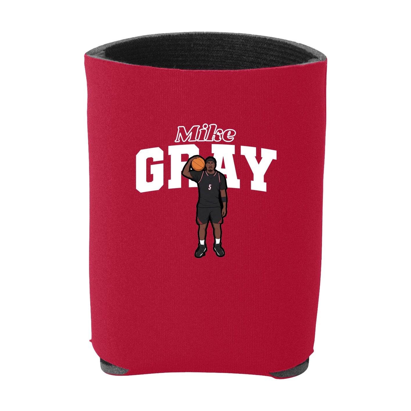 Can Holder — Name Arch in Red