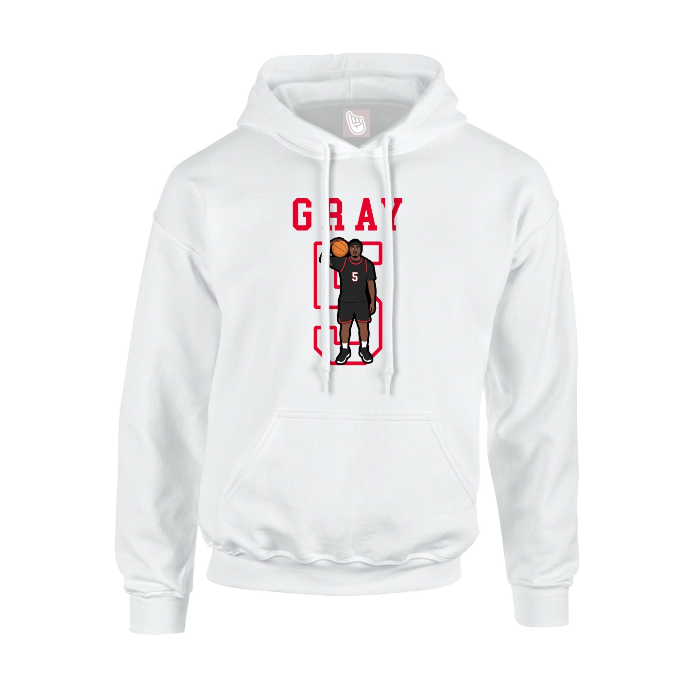 Hoodie — Shirsey in White