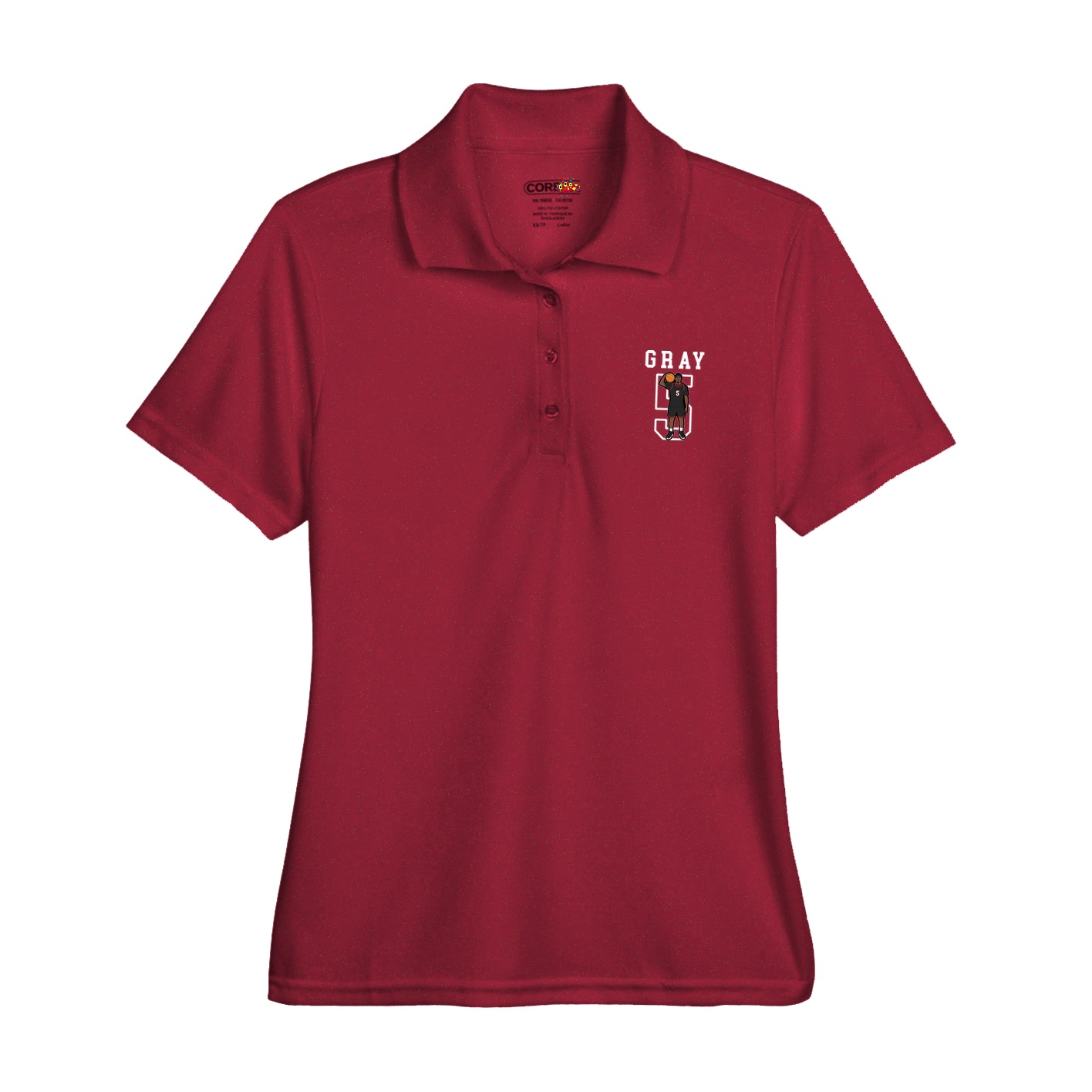 Womens Performance Polo — Shirsey in Red