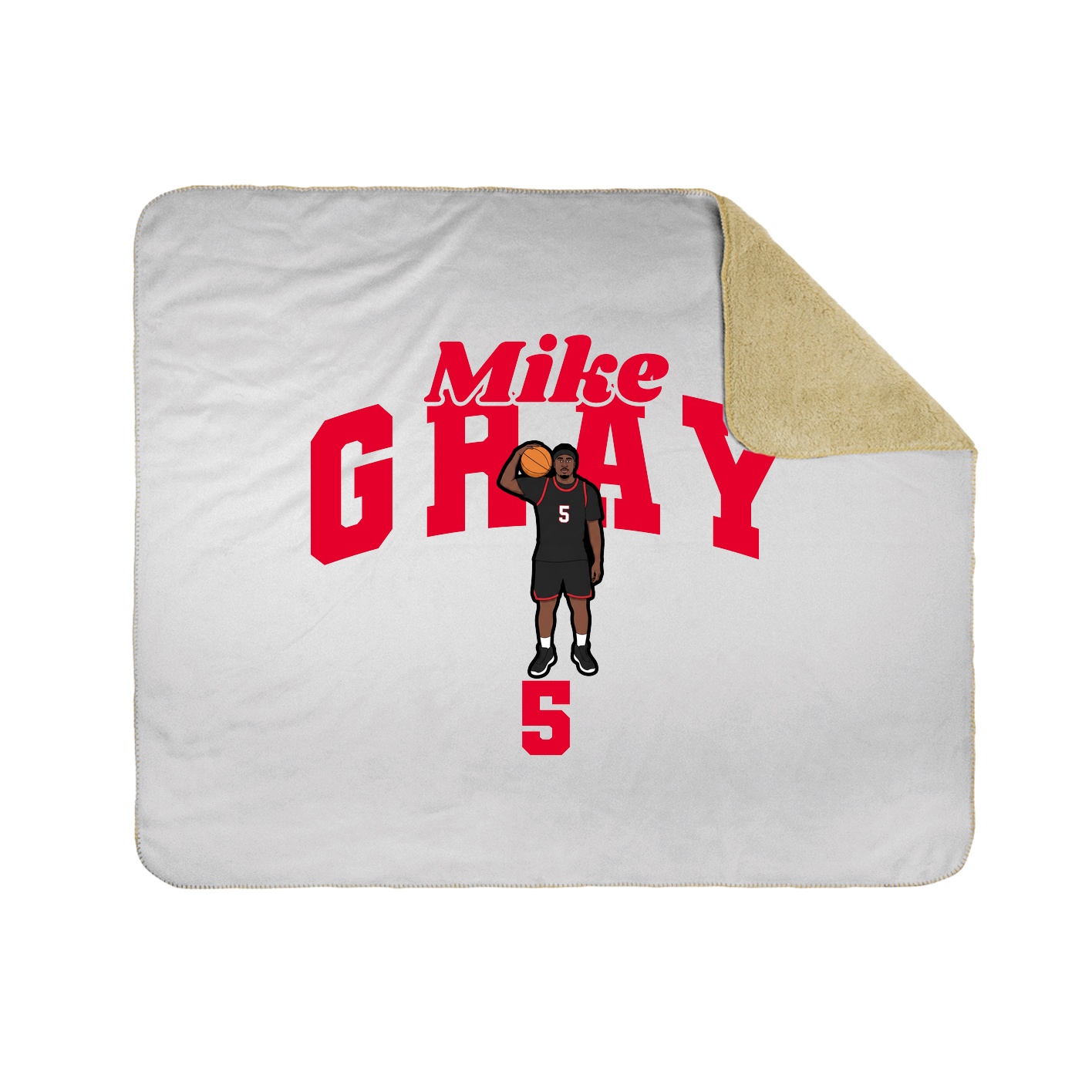 Throw Blanket — Signature Arch in White