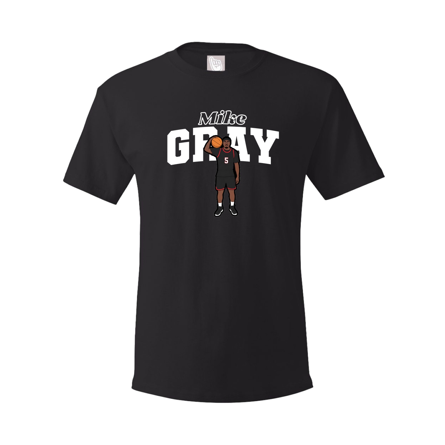 Youth Tee — Name Arch in Black