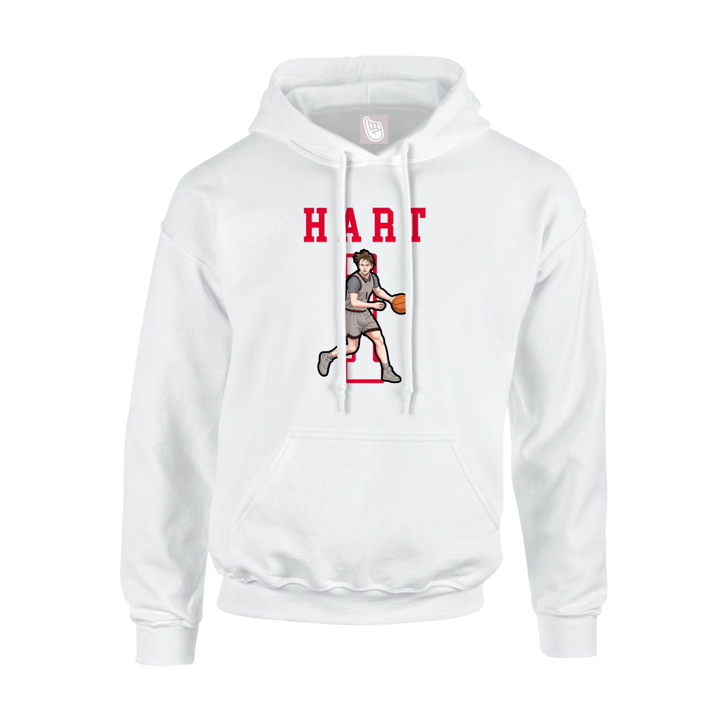 Hoodie — Shirsey in White