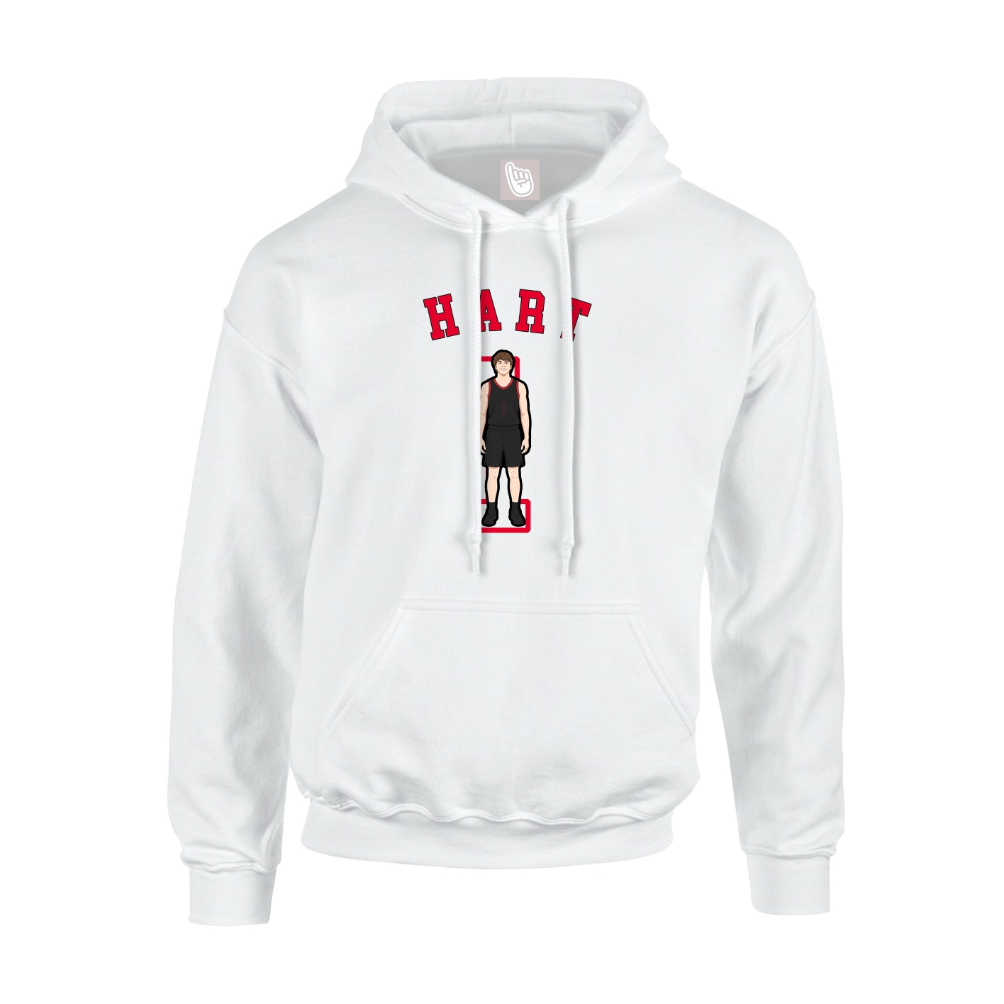 Hoodie — Shirsey Arch in White