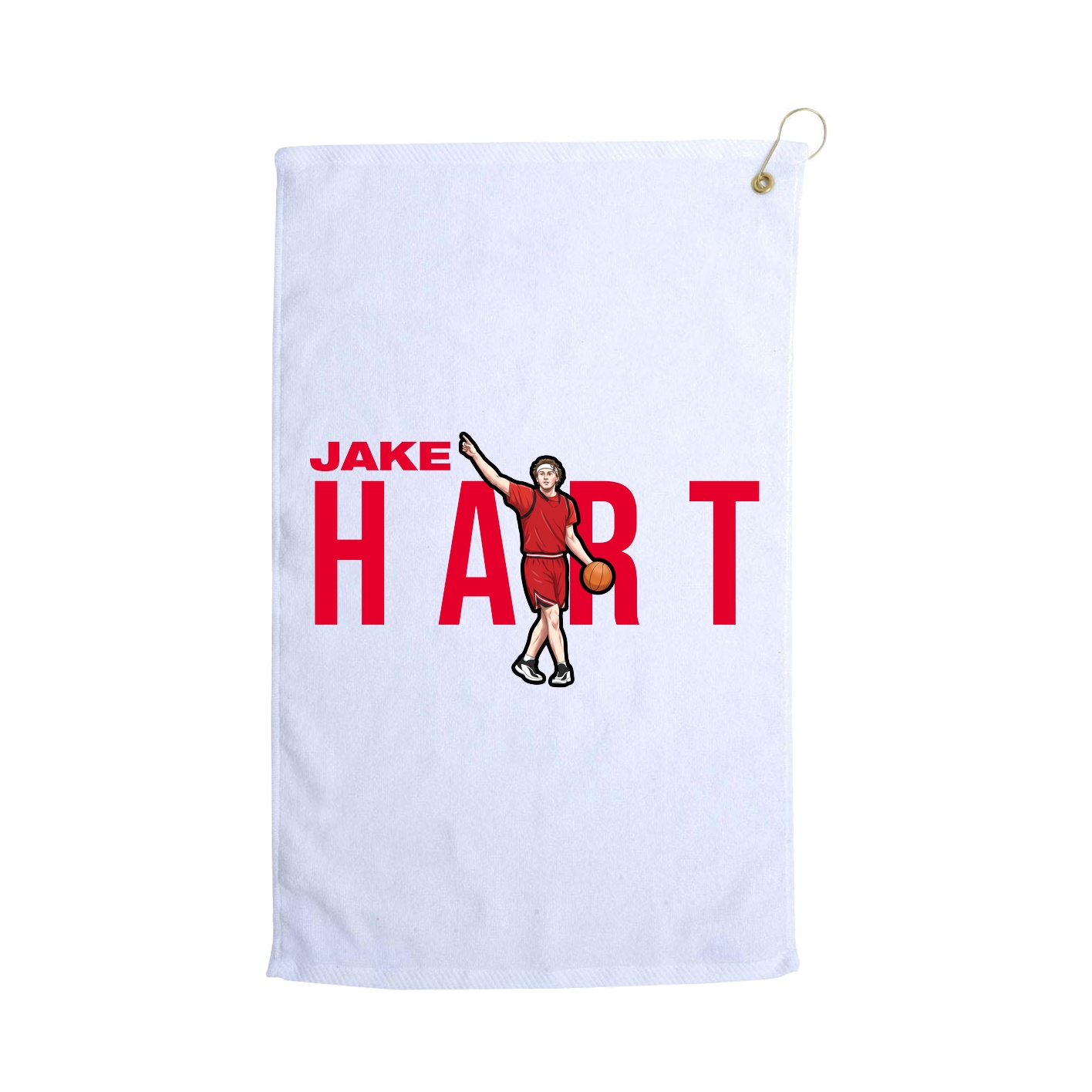 Golf Towel — Player Name in White