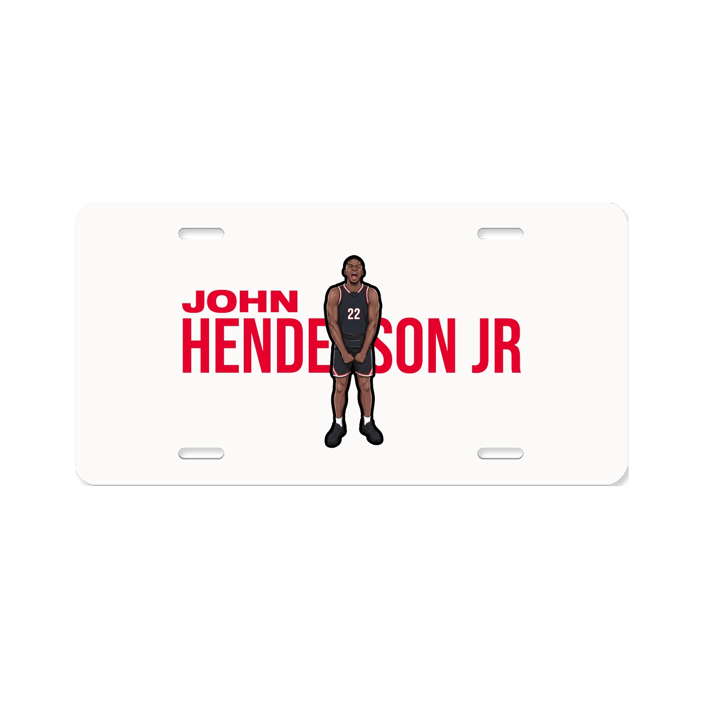 License Plate — Player Name in Classic