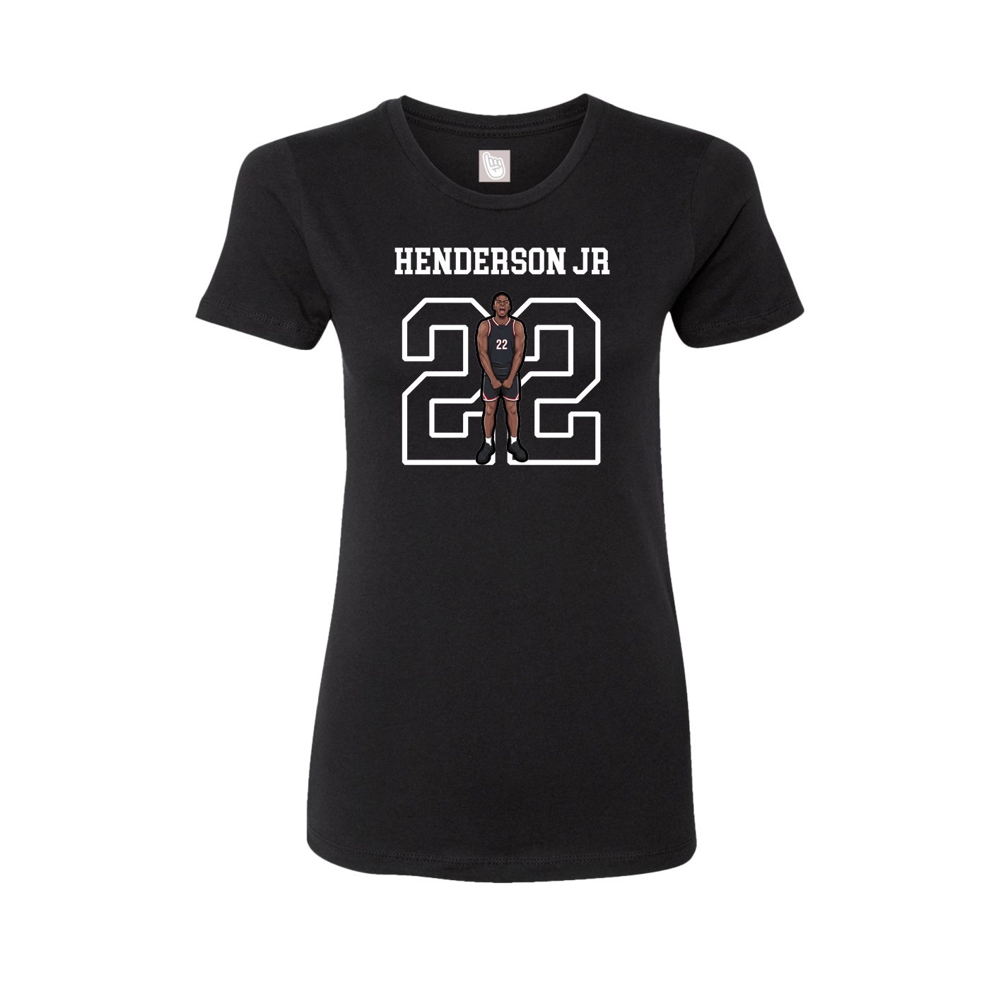 Fitted Women's Tee — Shirsey in Black