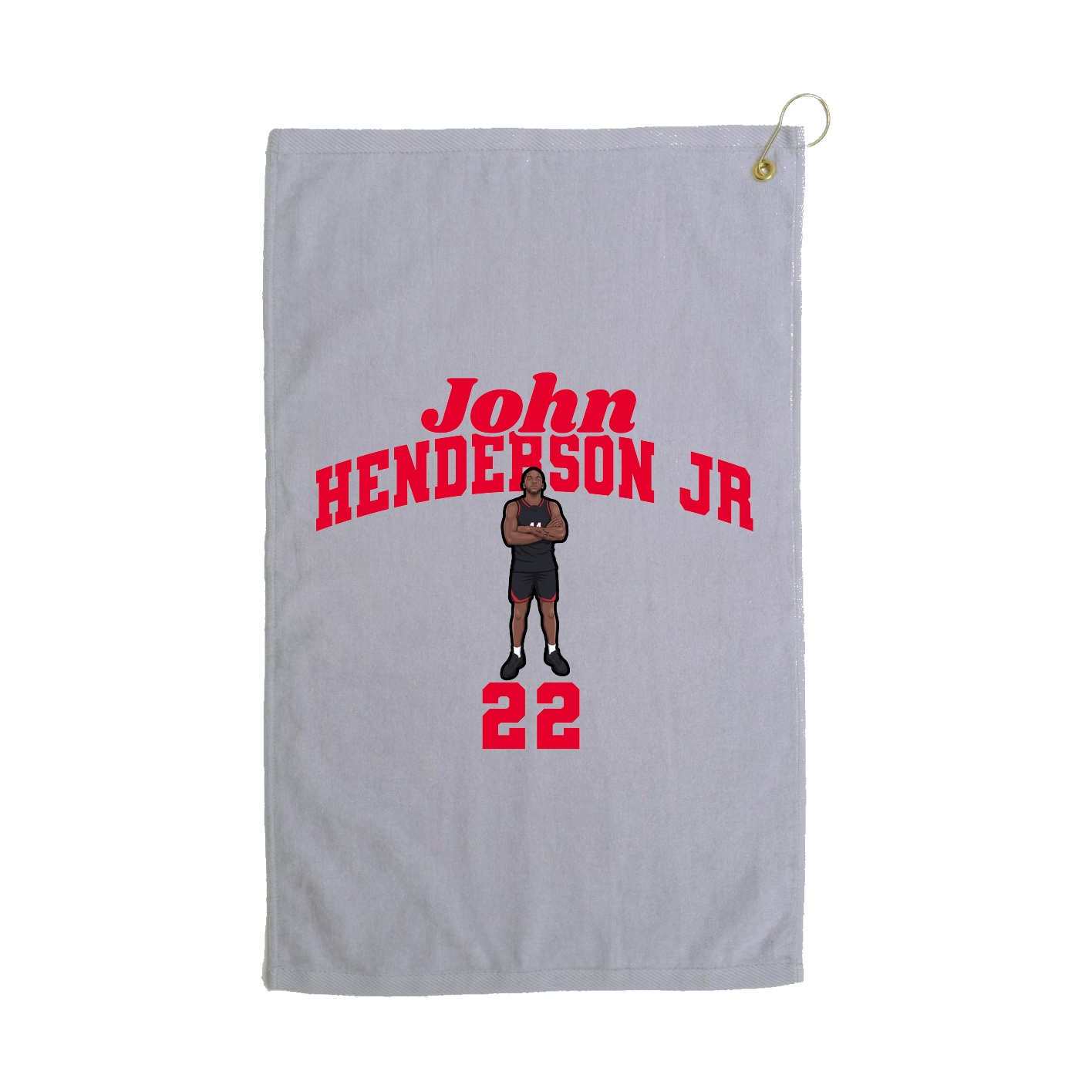 Golf Towel — Signature Arch in Grey