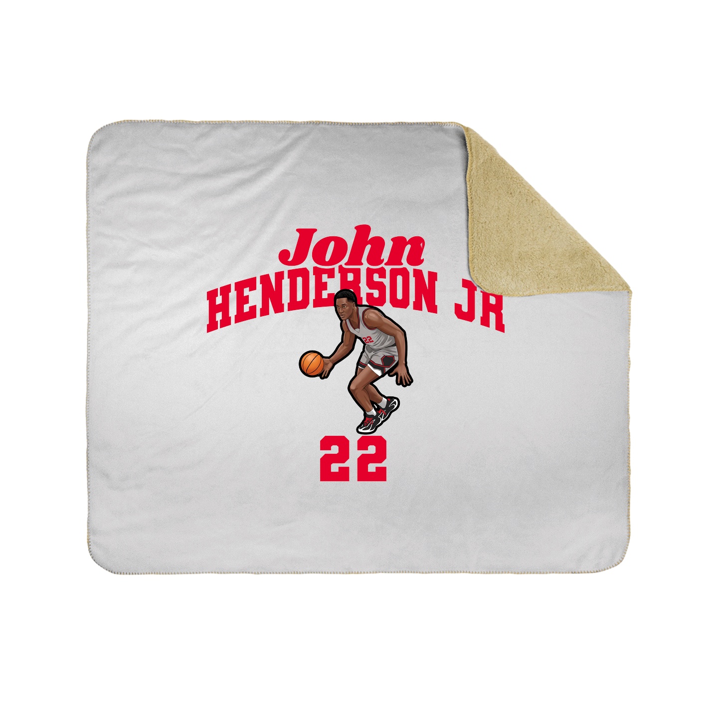 Throw Blanket — Signature Arch in White