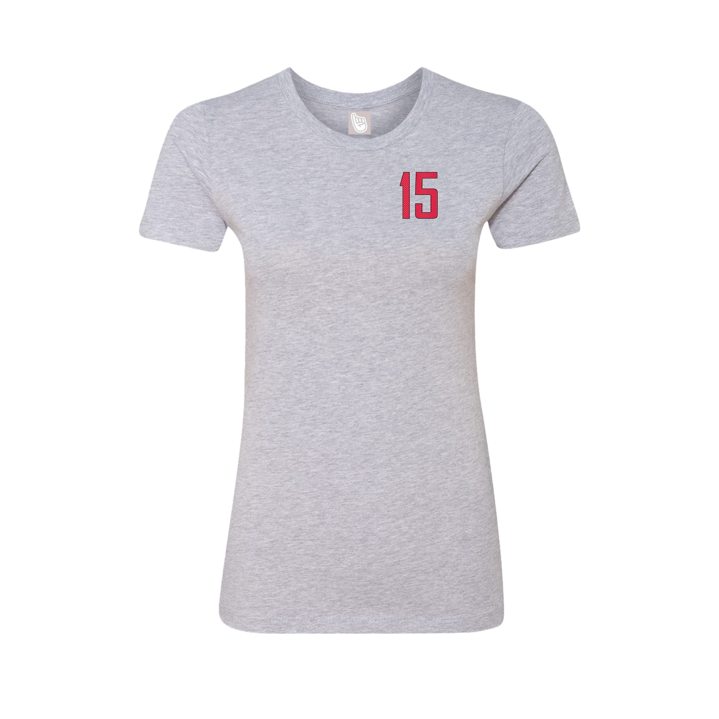 Womens Tee — Front Shirsy in Grey