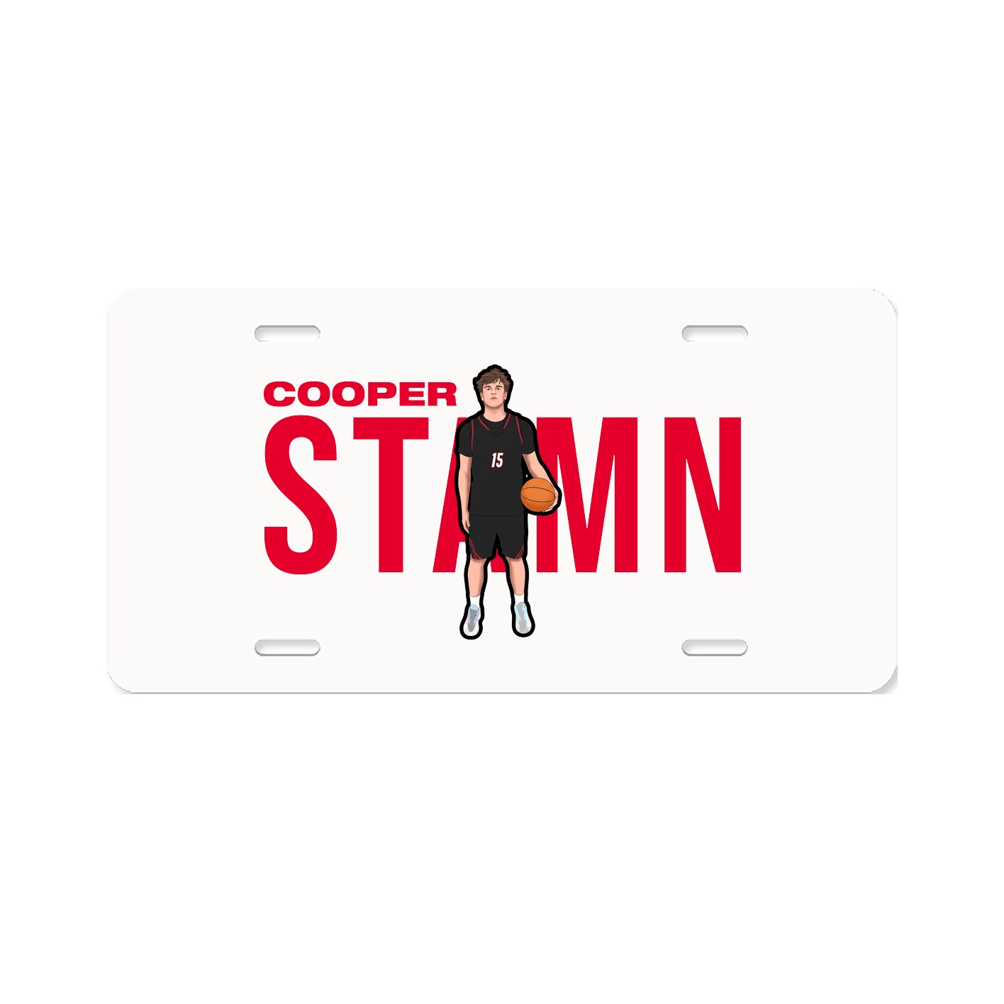 License Plate — Player Name in Classic
