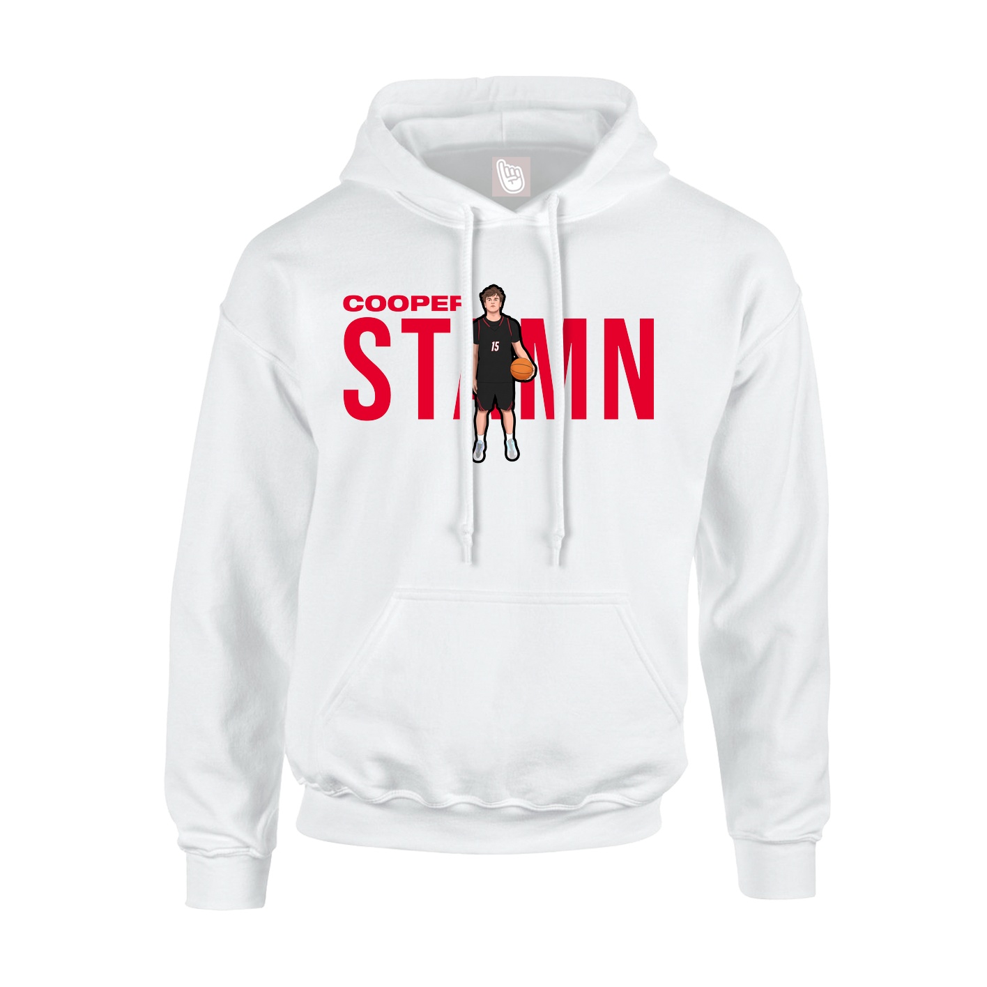 Hoodie — Player Name in White