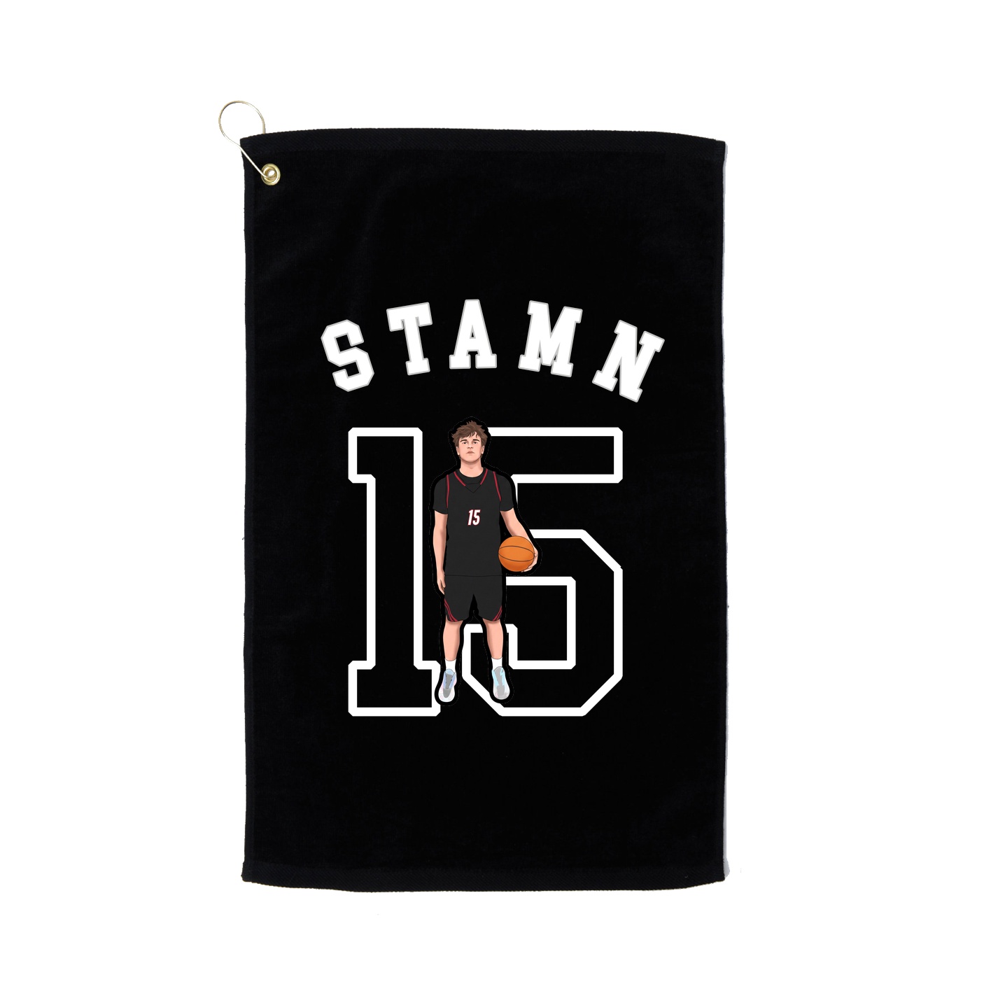 Golf Towel — Shirsey Arch in Black