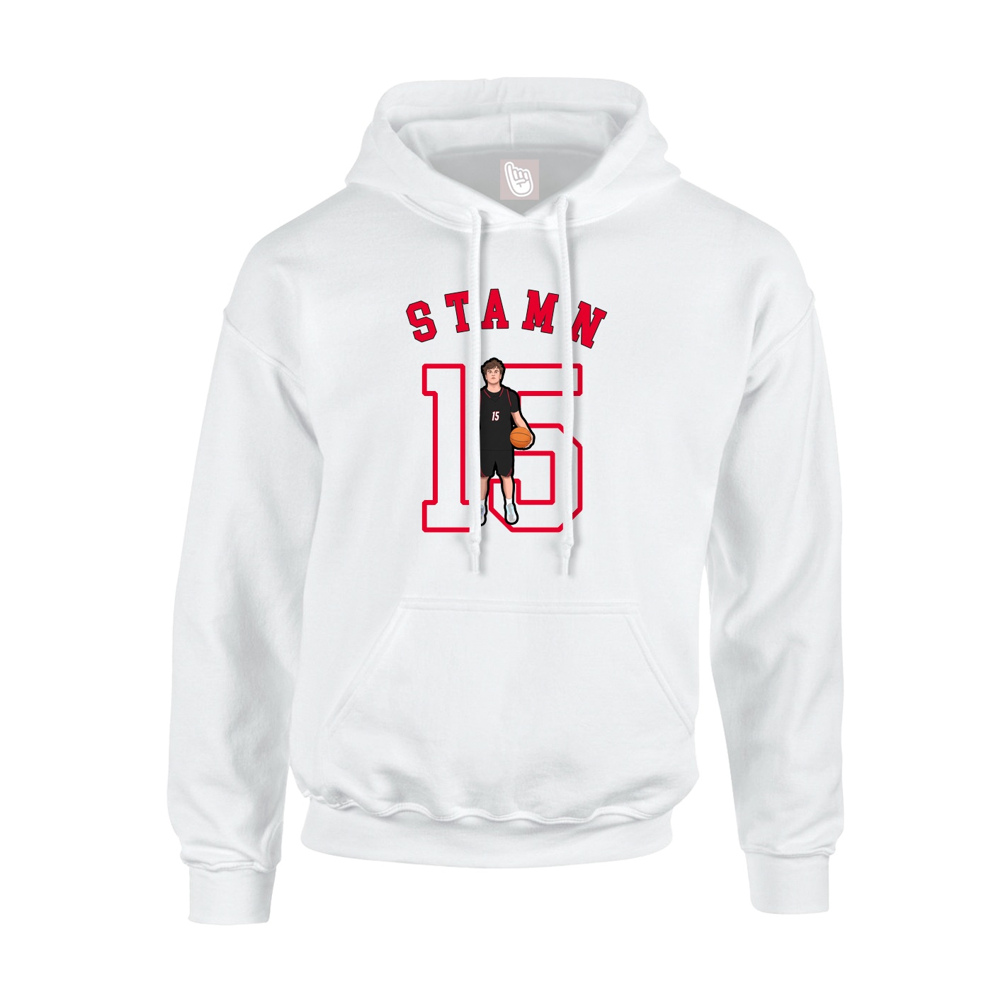 Youth Hoodie — Shirsey Arch in White