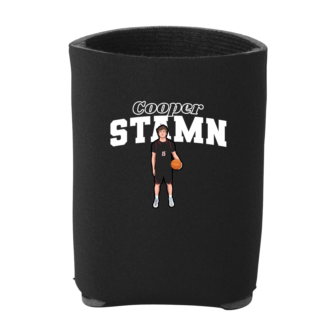 Can Holder — Name Arch in Black