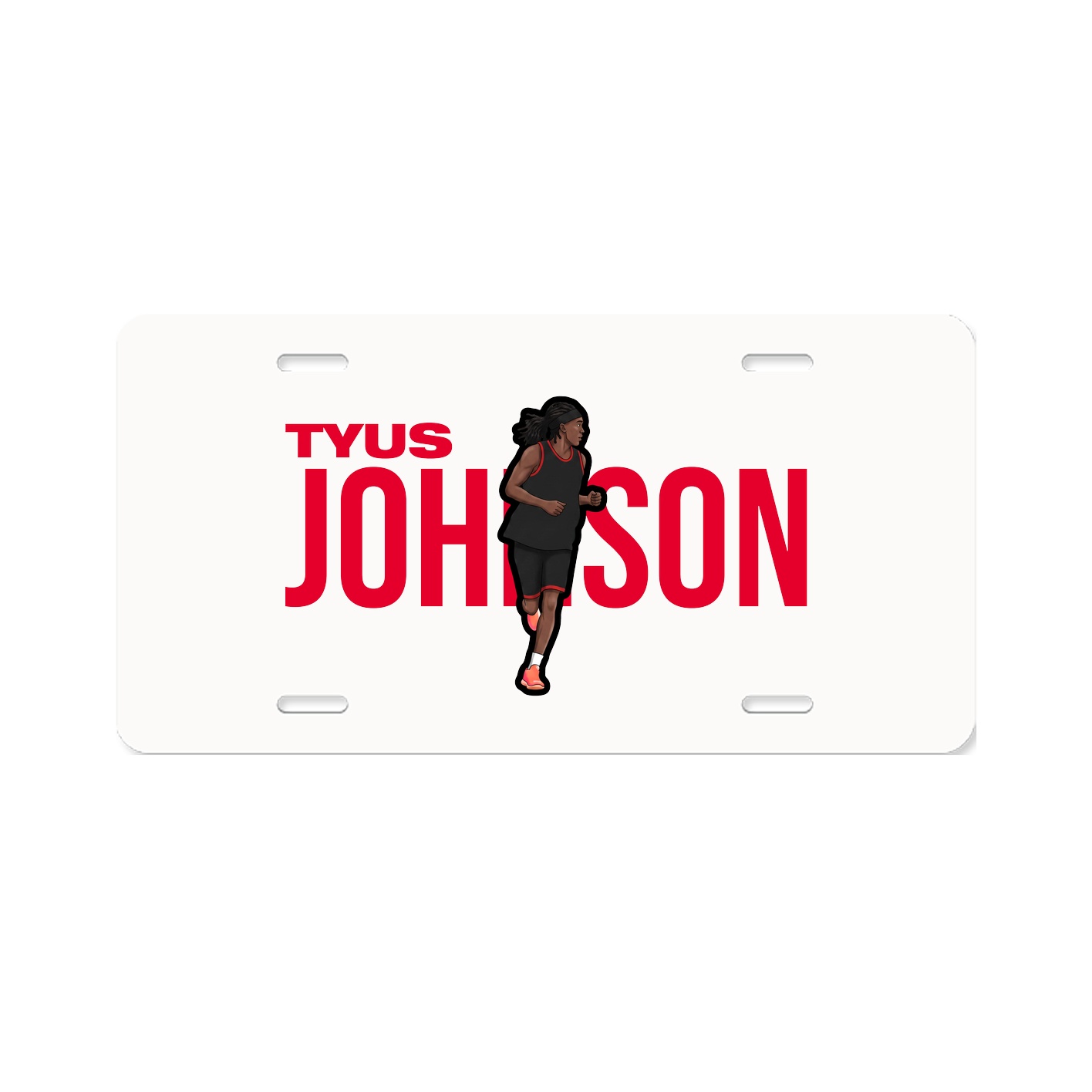 License Plate — Player Name in Classic