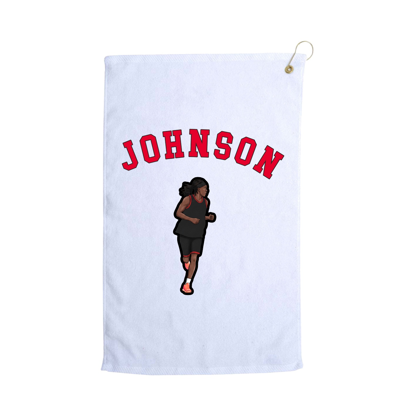 Golf Towel — Shirsey Arch in White