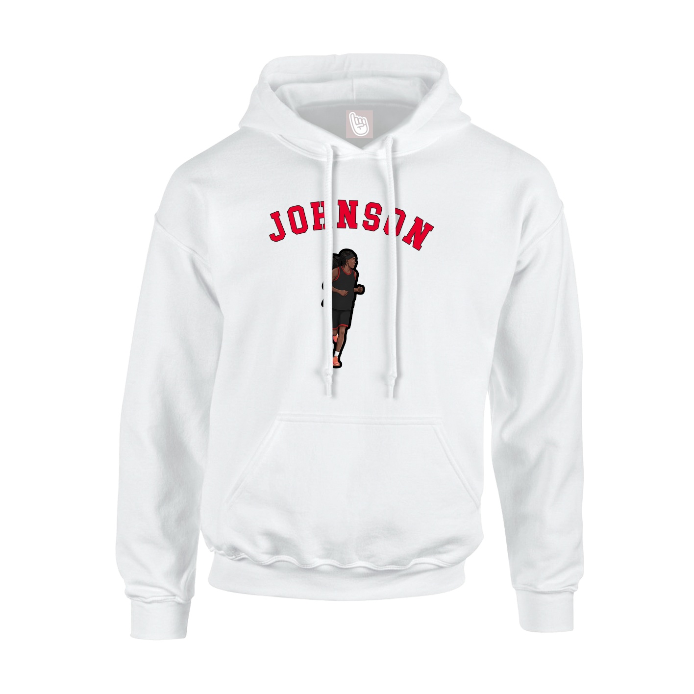 Youth Hoodie — Shirsey Arch in White