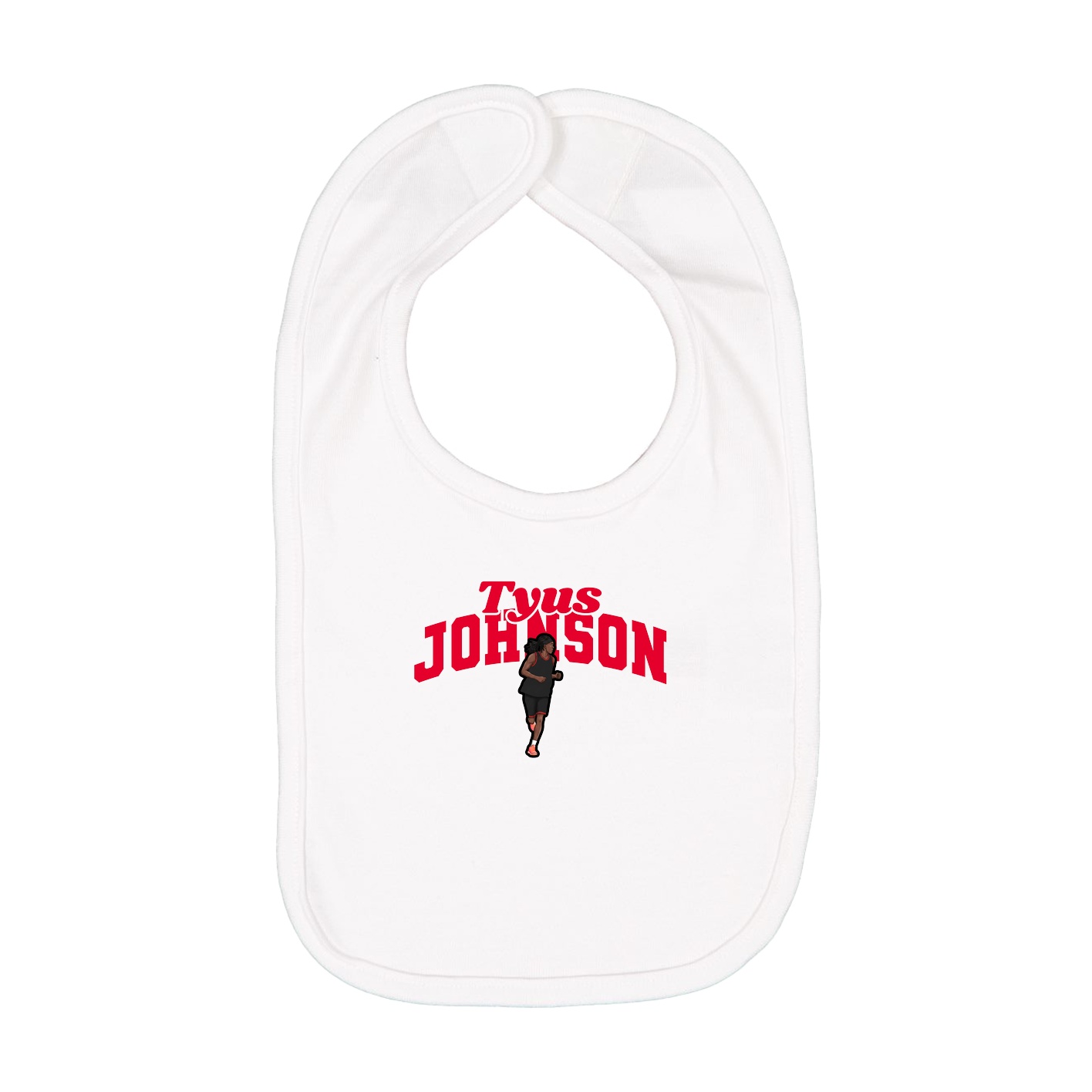 Infant Bib — Signature Arch in White