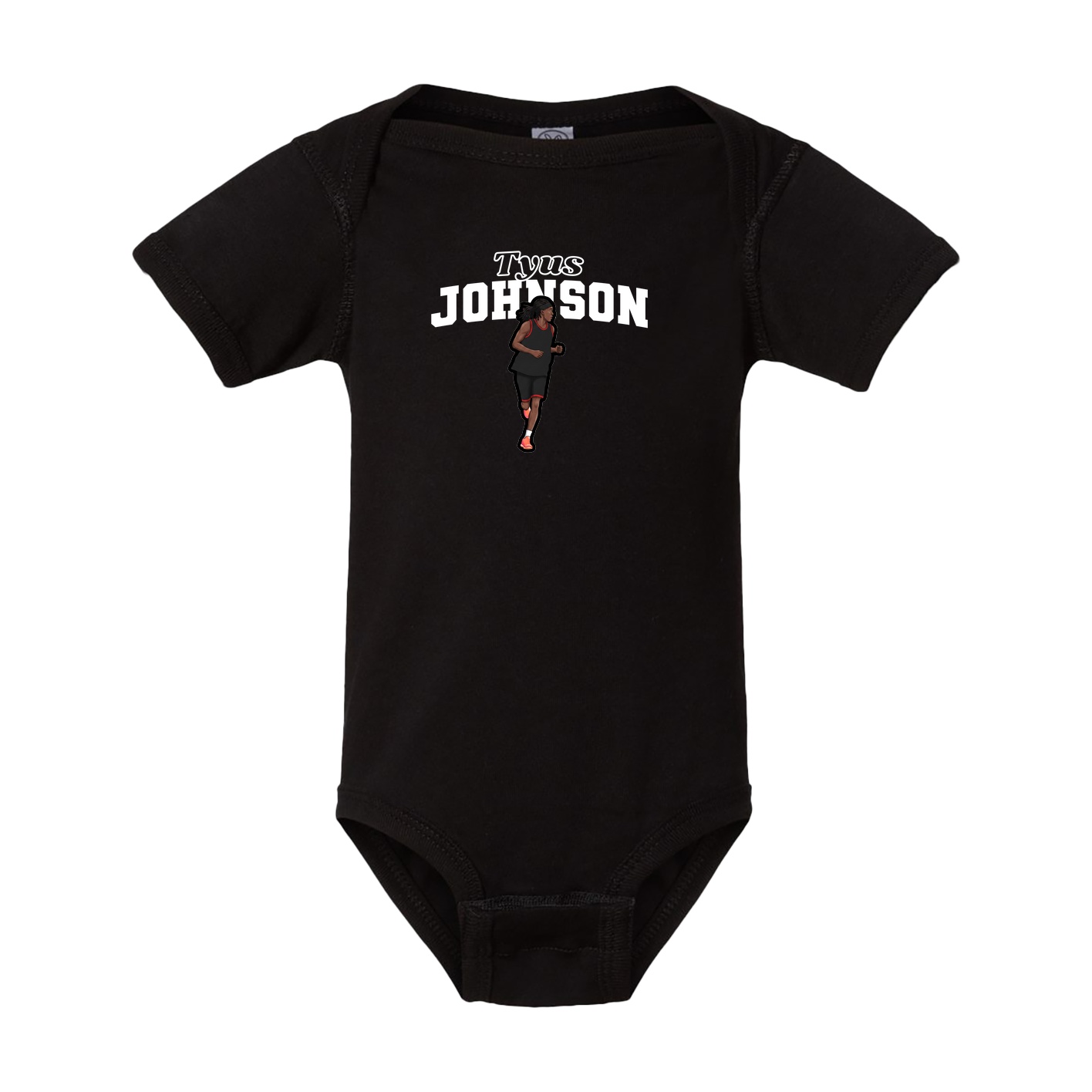 Baby Onesie — Name Arch in Black